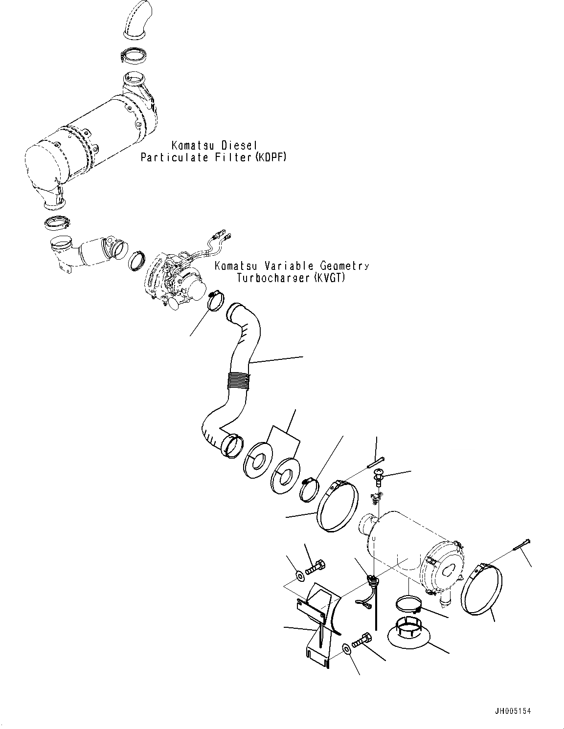 Схема запчастей Komatsu PC290LC-10 - ВПУСК ВОЗДУХА СОЕДИН-Е, КРЕПЛЕНИЕ (№-) ВПУСК ВОЗДУХА СОЕДИН-Е