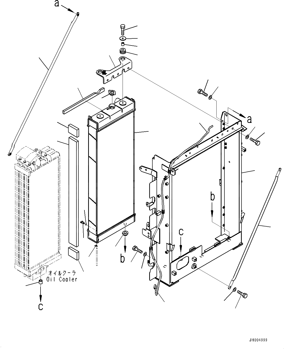Схема запчастей Komatsu PC290LC-10 - СИСТЕМА ОХЛАЖДЕНИЯ, РАДИАТОР (№-) СИСТЕМА ОХЛАЖДЕНИЯ