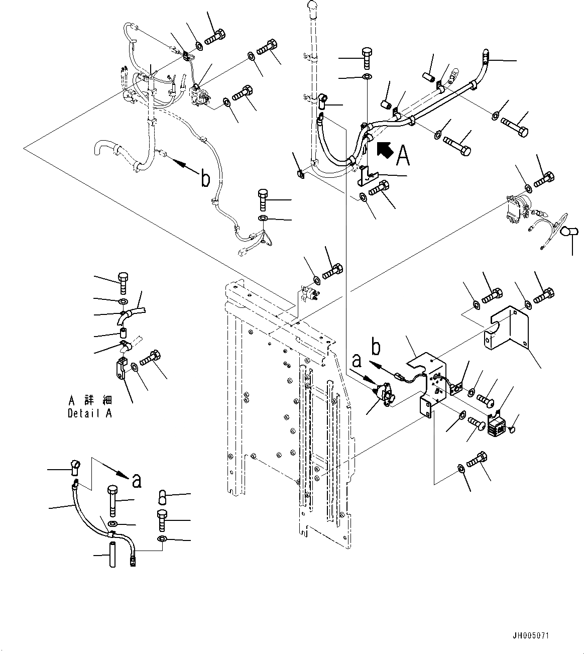 Схема запчастей Komatsu PC290LC-10 - ПРОВОДКА, STARTING ПРОВОДКА (/) (№-) ПРОВОДКА