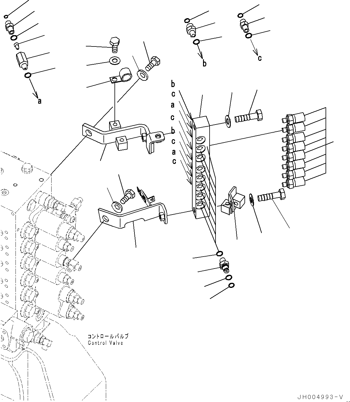Схема запчастей Komatsu PC290LC-10 - БЛОК ПЕРЕКЛЮЧЕНИЯ ДАВЛЕНИЯ (№-) БЛОК ПЕРЕКЛЮЧЕНИЯ ДАВЛЕНИЯ