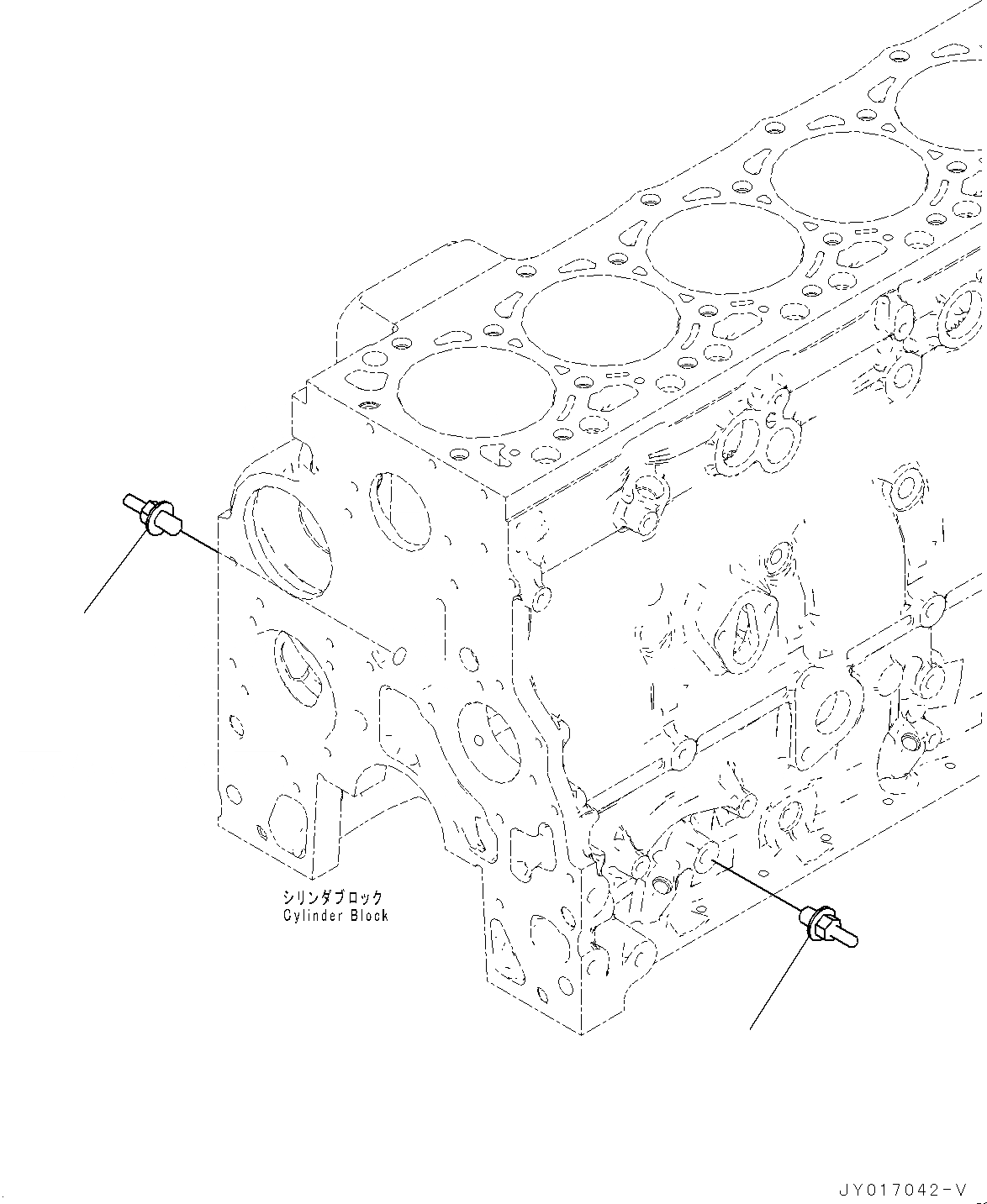 Схема запчастей Komatsu SAA6D107E-2B - ЭЛЕКТРИКА, БОЛТ (№-) ЭЛЕКТРИКА
