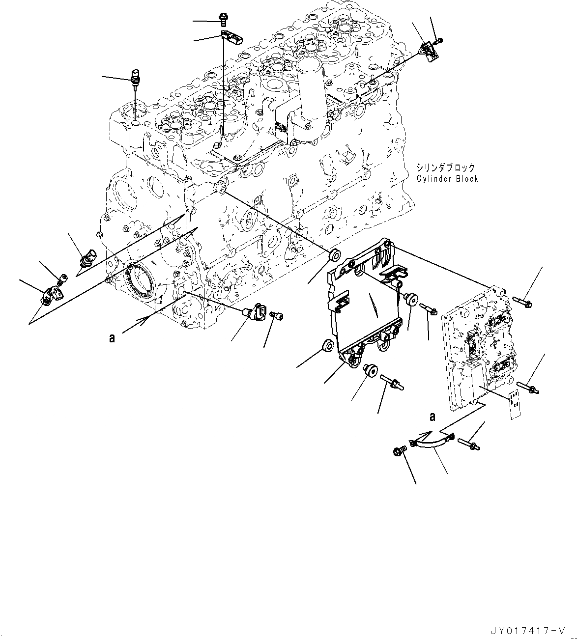Схема запчастей Komatsu SAA6D107E-2A - УПРАВЛ-Е ДВИГАТЕЛЕМ MODULE (№-) УПРАВЛ-Е ДВИГАТЕЛЕМ MODULE
