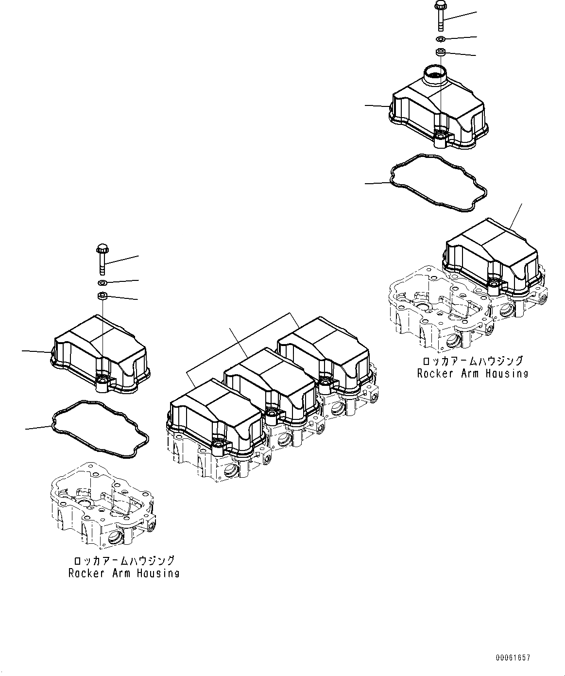 Схема запчастей Komatsu SAA6D125E-6A - ГОЛОВКА ЦИЛИНДРОВ COVER ГОЛОВКА ЦИЛИНДРОВ COVER