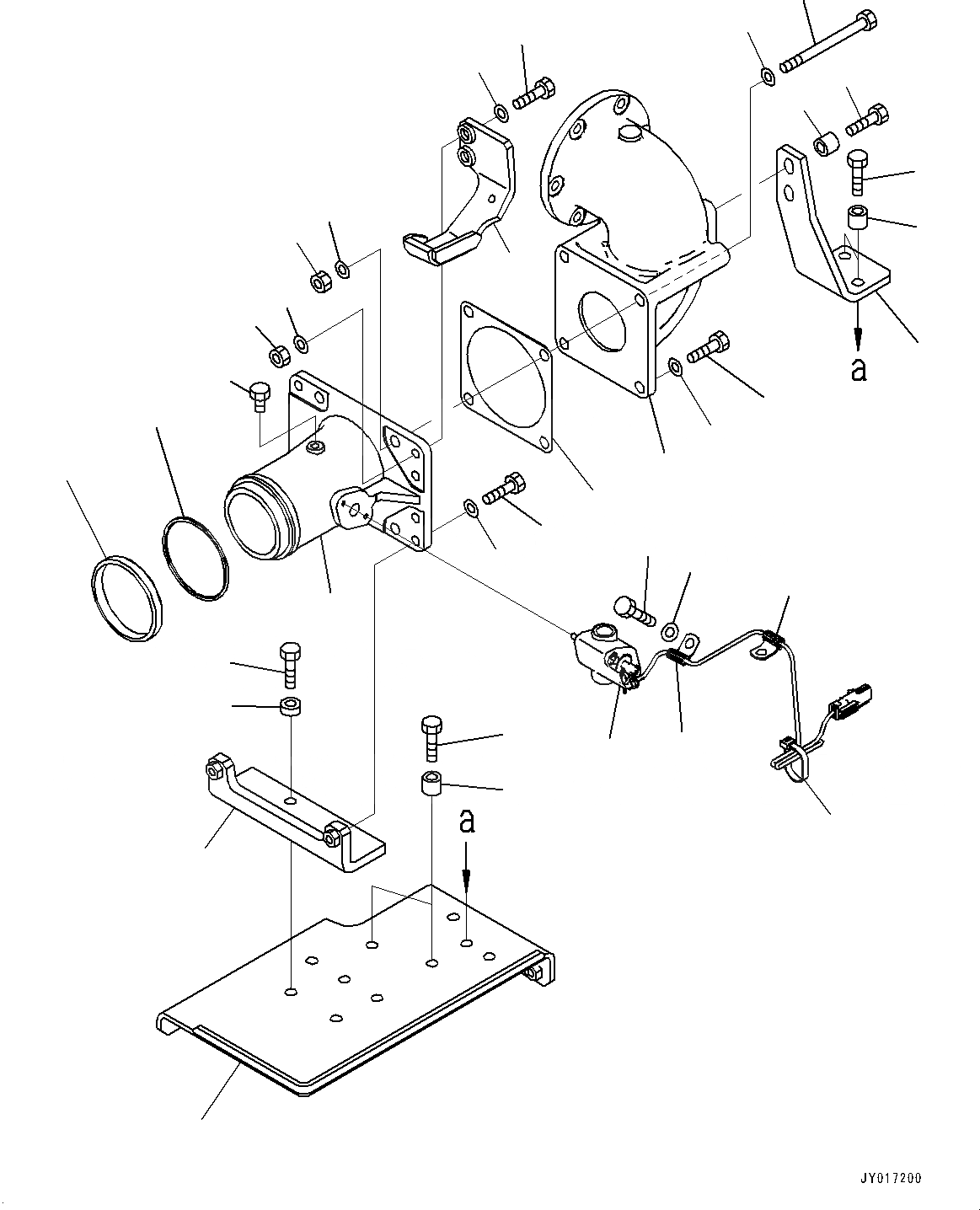 Схема запчастей Komatsu SAA6D125E-6B - KOMATSU РЕГУЛИР. GEOMETRY ТУРБОНАГНЕТАТЕЛЬ (KVGT), KOMATSU DIESEL ЧАСТЬICULATE ФИЛЬТР. (KDPF) ТРУБЫ (№7-) KOMATSU РЕГУЛИР. GEOMETRY ТУРБОНАГНЕТАТЕЛЬ (KVGT)