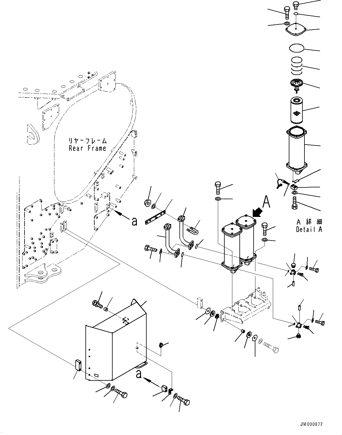 Схема запчастей Komatsu WA1200-6 - ГИДРОТРАНСФОРМАТОР И ТРАНСМИССИЯ МАСЛОПРОВОДЯЩАЯ ЛИНИЯ, ФИЛЬТР. (№-) ГИДРОТРАНСФОРМАТОР И ТРАНСМИССИЯ МАСЛОПРОВОДЯЩАЯ ЛИНИЯ, PROVISION ДЛЯ SERVICE ЦЕНТР.