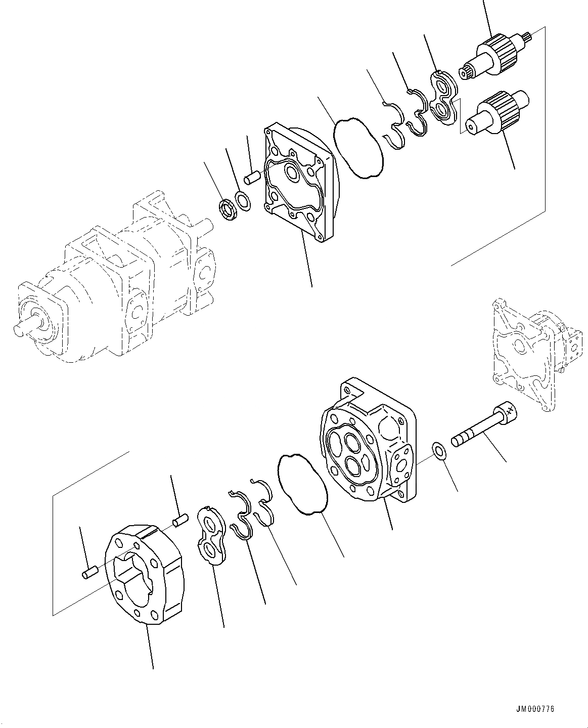 Схема запчастей Komatsu WA1200-6 - ГИДРОТРАНСФОРМАТОР И ТРАНСМИССИЯ МАСЛОПРОВОДЯЩАЯ ЛИНИЯ, НАСОС ОХЛАЖДЕНИЯ ТОРМОЗОВ (№-) ГИДРОТРАНСФОРМАТОР И ТРАНСМИССИЯ МАСЛОПРОВОДЯЩАЯ ЛИНИЯ, PROVISION ДЛЯ SERVICE ЦЕНТР.