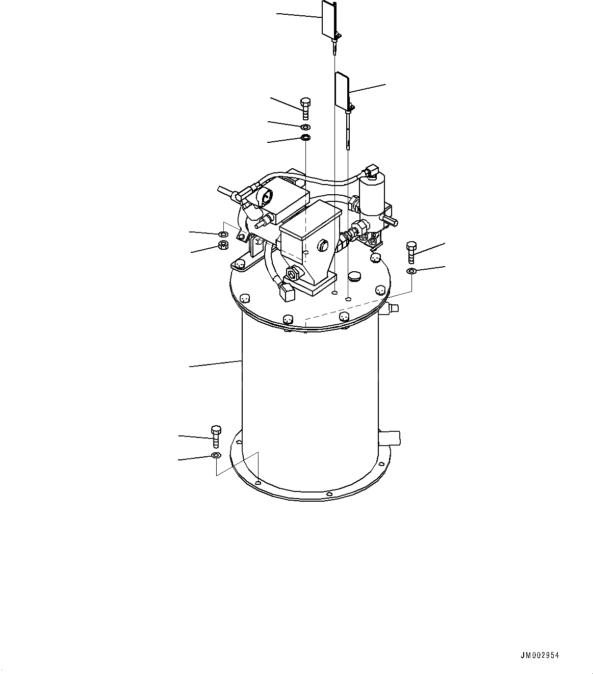 Схема запчастей Komatsu WA1200-6 - АВТОМАТИЧ.-СИСТ. СМАЗКИ СИСТЕМА, НАСОС СМАЗКИ (№-) АВТОМАТИЧ.-СИСТ. СМАЗКИ СИСТЕМА, С АВТОМАТИЧ.-СИСТ. СМАЗКИ СИСТЕМА