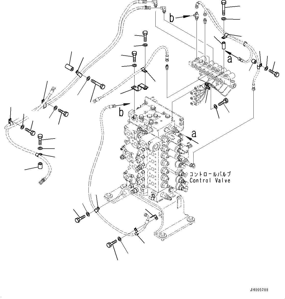 Схема запчастей Komatsu PC360LC-10 - СОЛЕНОИДНЫЙ КЛАПАН, КРЕПЛЕНИЕ (№7-) СОЛЕНОИДНЫЙ КЛАПАН