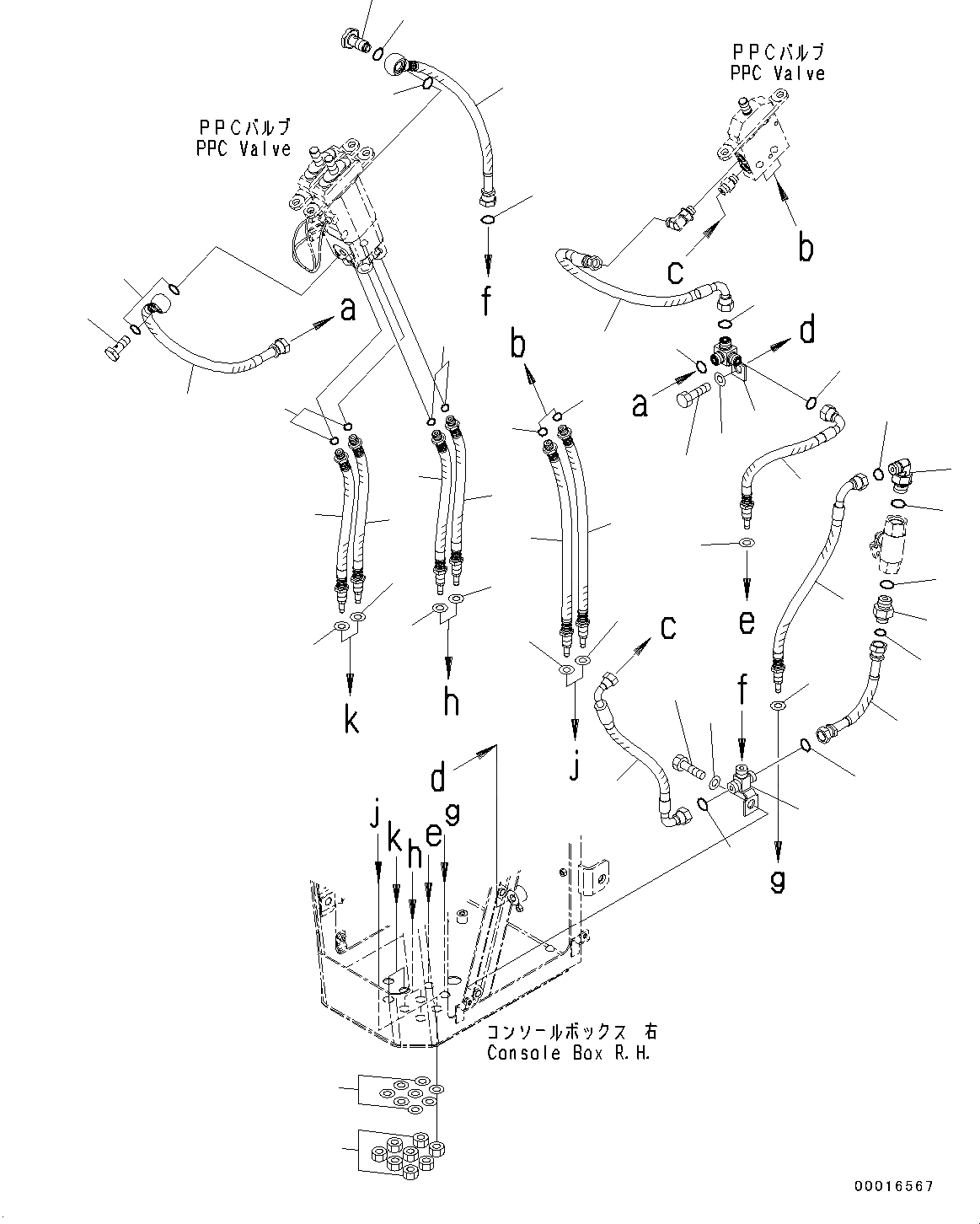 Схема запчастей Komatsu WA250PZ-6 - УПРАВЛЕНИЕ ПОГРУЗКОЙ БЛОК, ШЛАНГИ (№789-) УПРАВЛЕНИЕ ПОГРУЗКОЙ БЛОК
