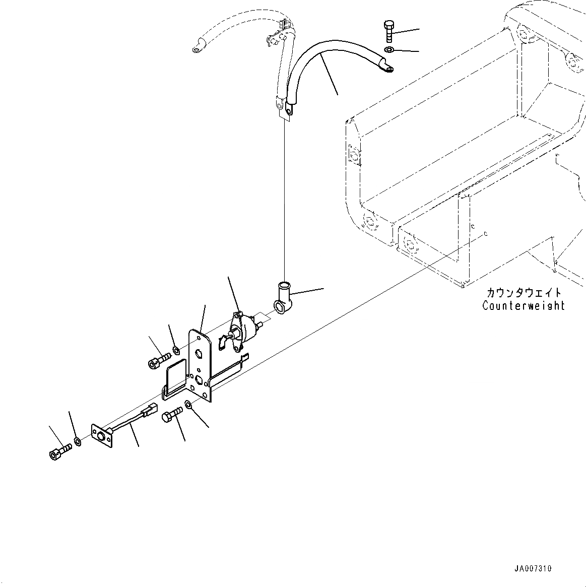 Схема запчастей Komatsu WA380-7 - КОРПУС АККУМУЛЯТОРА, ПЕРЕКЛЮЧАТЕЛЬ (№-7) КОРПУС АККУМУЛЯТОРА, С ЗАДН. ФОНАРИ, КРЫШКА МАСЛОНАЛИВНОГО ПАТРУБКА БЛОКИРОВКА И КРЫШКИБЛОКИР.