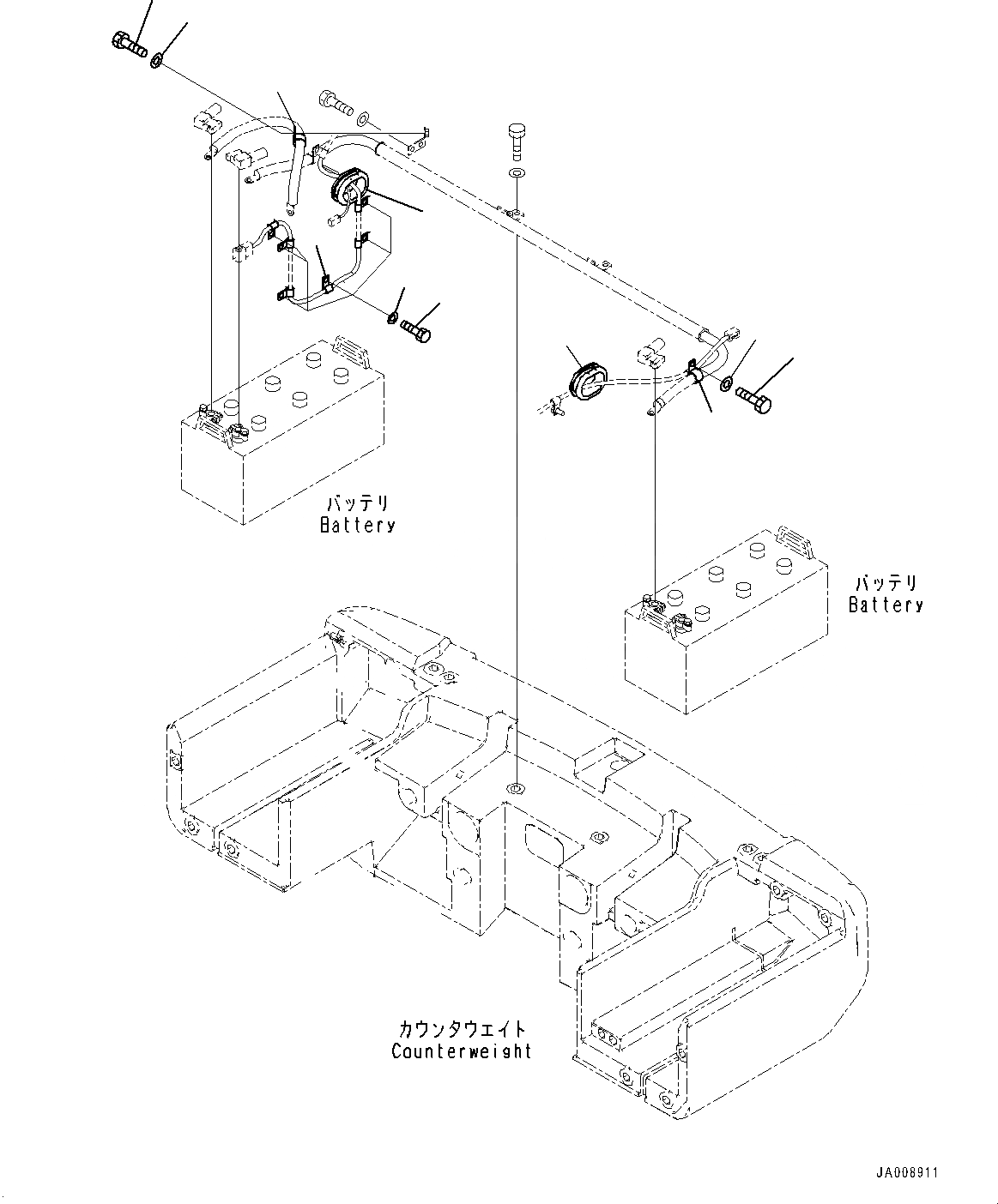 Схема запчастей Komatsu WA380-7 - КОРПУС АККУМУЛЯТОРА, КОМПОНЕНТЫ (№7-) КОРПУС АККУМУЛЯТОРА, С ЗАДН. ФОНАРИ, ДЛЯ СЕВ. АМЕРИКИ
