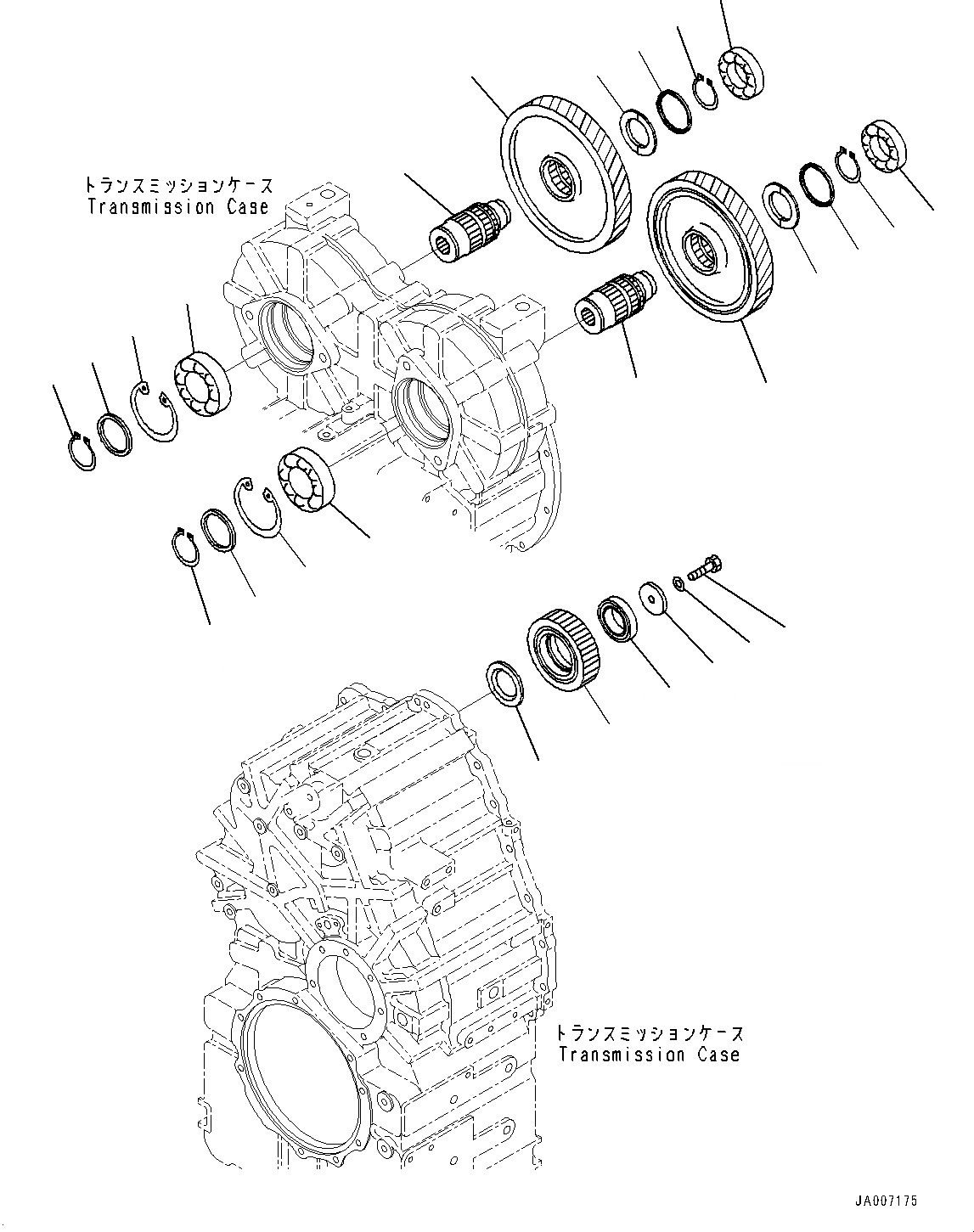 Схема запчастей Komatsu WA380-7 - ГИДРОТРАНСФОРМАТОР И ТРАНСМИССИЯ, PTO(МЕХ-М ОТБОРА МОЩНОСТИ) ПРИВОД (№-) ГИДРОТРАНСФОРМАТОР И ТРАНСМИССИЯ, БЕЗ ЭКСТРЕНН. РУЛЕВ. УПРАВЛЕНИЕ, АВТОМАТИЧ. УПРАВЛ-Е ТИП