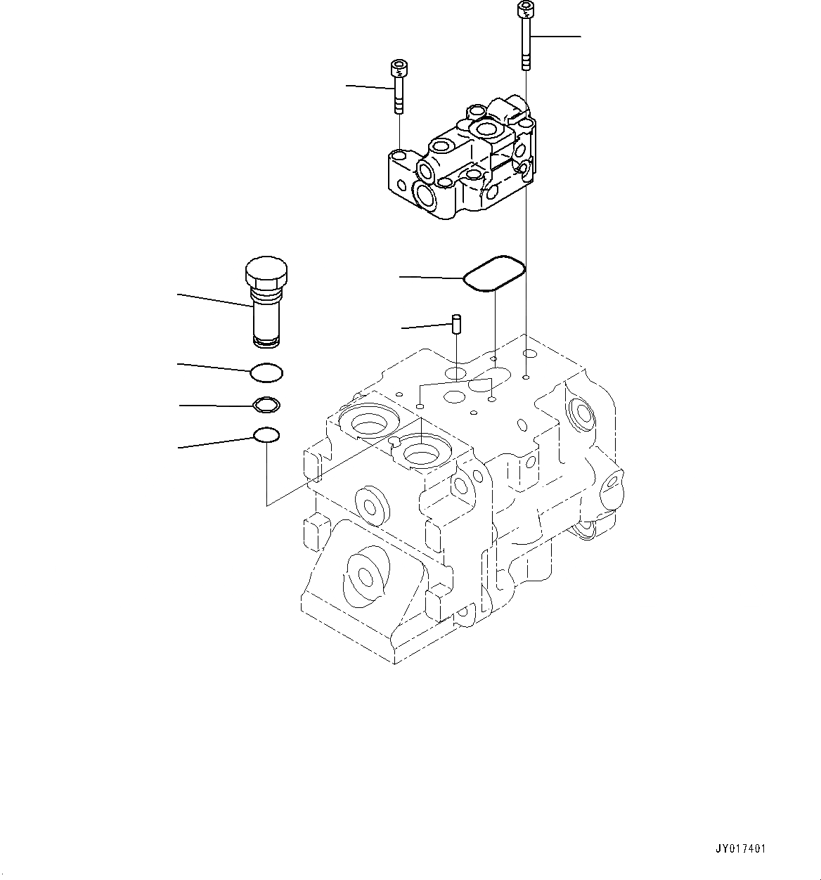 Схема запчастей Komatsu WA380-7 - ГИДРАВЛ МАСЛ. НАСОС, НАСОС ВЕНТИЛЯТОРА (/) (№-) ГИДРАВЛ МАСЛ. НАСОС
