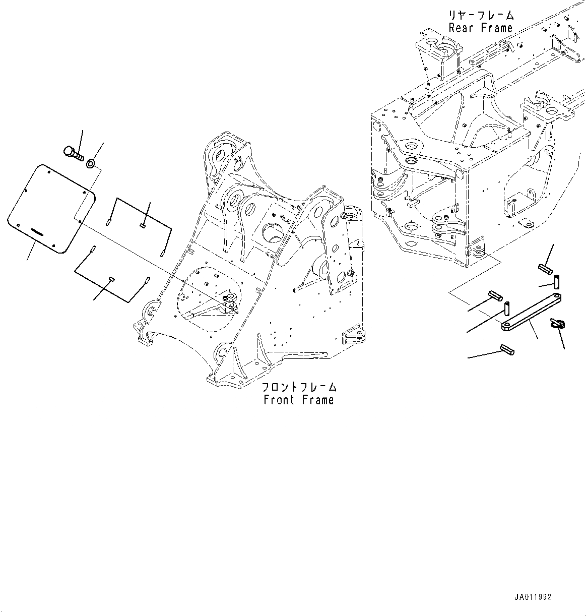 Схема запчастей Komatsu WA380-7 - СОЧЛ. СОЕД. БЛОКИР. BAR И РАМА COVER, ПЕРЕДН. КРЫШКА(№-) СОЧЛ. СОЕД. БЛОКИР. BAR И РАМА COVER, С ВЫСОК. ПОДЪЕМ РУКОЯТЬ, 2-Х СЕКЦИОНН. УПРАВЛЯЮЩ. КЛАПАН, СИЛОВАЯ ПЕРЕДАЧА ЧАСТИ КОРПУСА