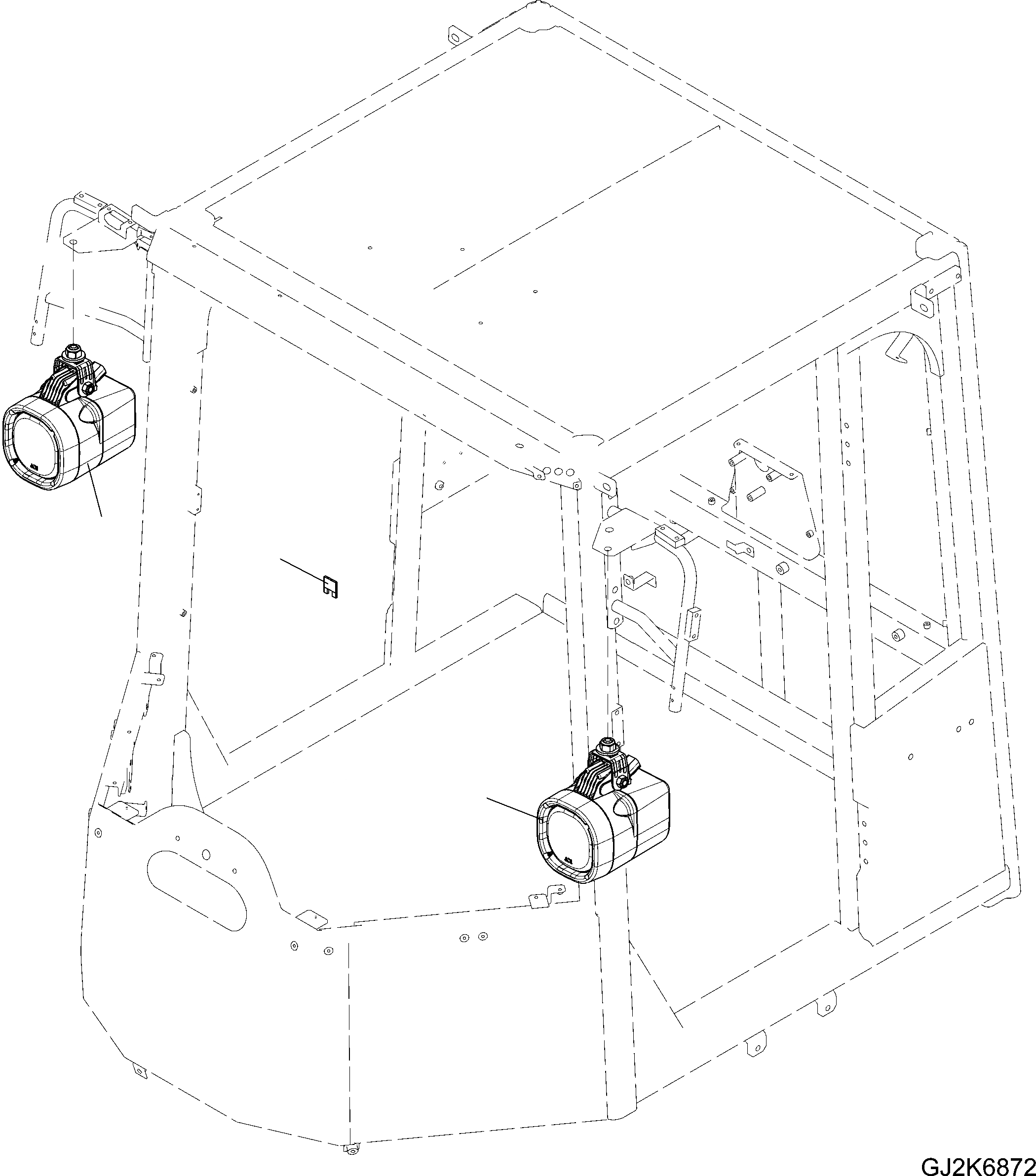 Схема запчастей Komatsu WA380-7 - ЛАМПА РАБОЧ. ОСВЕЩЕНИЯ, XENON ЛАМПА РАБОЧ. ОСВЕЩЕНИЯ, XENON