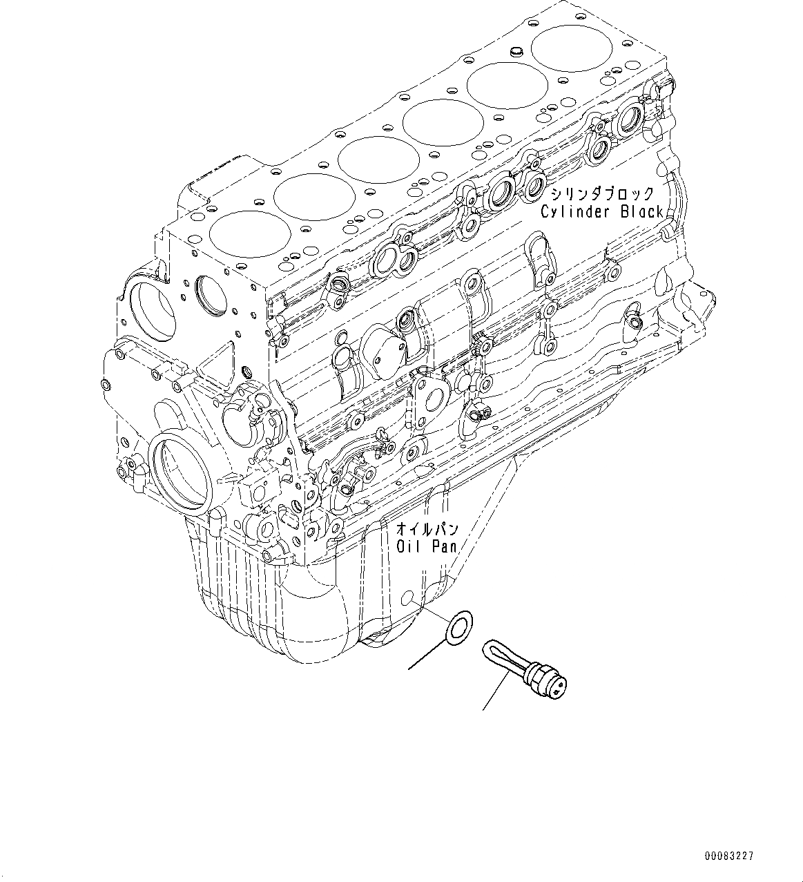 Схема запчастей Komatsu SAA6D107E-2C - ПОДДОН ДВИГ-ЛЯ ОБОГРЕВАТЕЛЬ. (№98-) ПОДДОН ДВИГ-ЛЯ ОБОГРЕВАТЕЛЬ., ДЛЯ ХОЛОДН. AREA СПЕЦ-ЯIFICATION A (- DEG C)