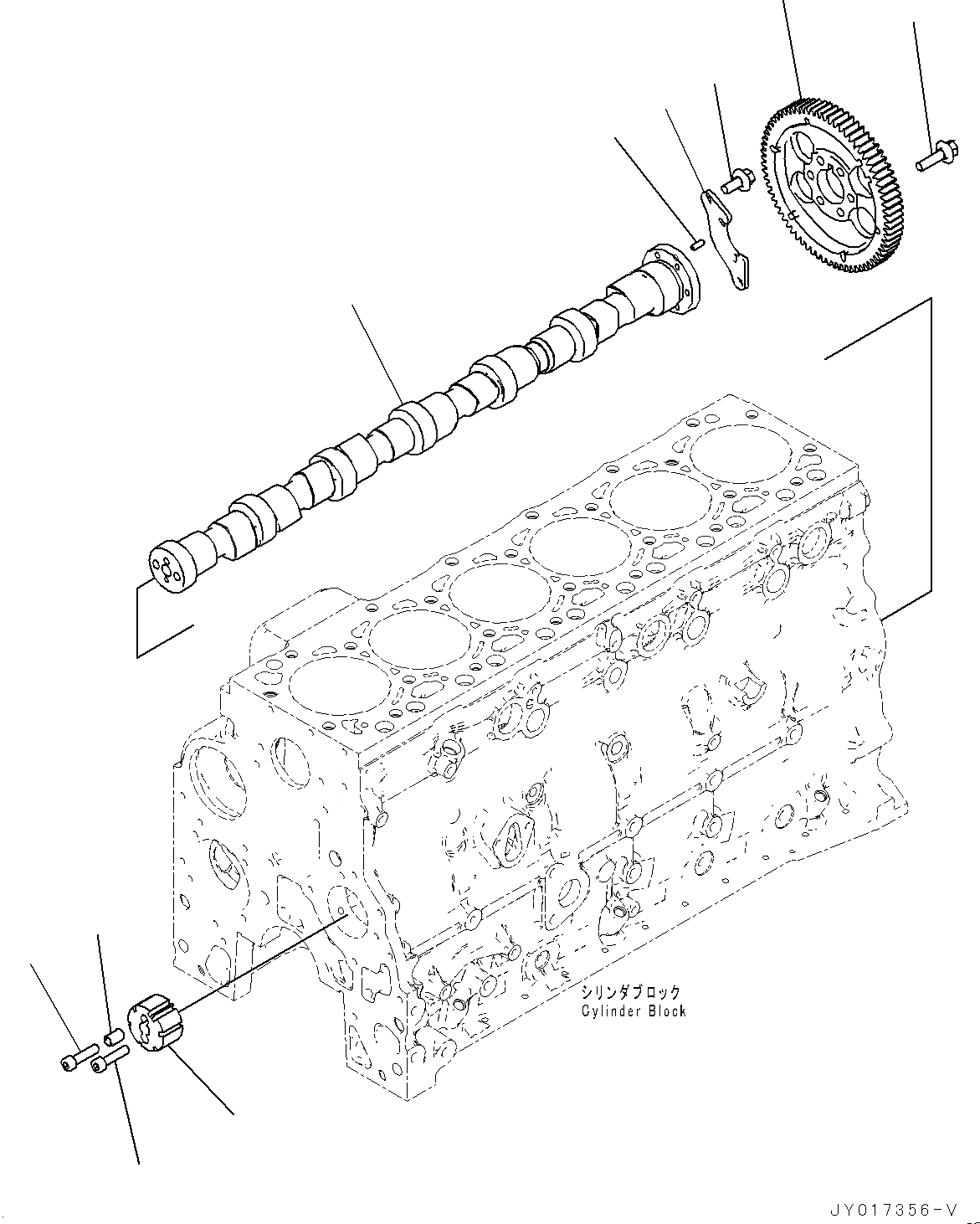Схема запчастей Komatsu SAA6D107E-2C - ЧАСТИ PERДЛЯMANCE, РАСПРЕДВАЛ (№7-) ЧАСТИ PERДЛЯMANCE