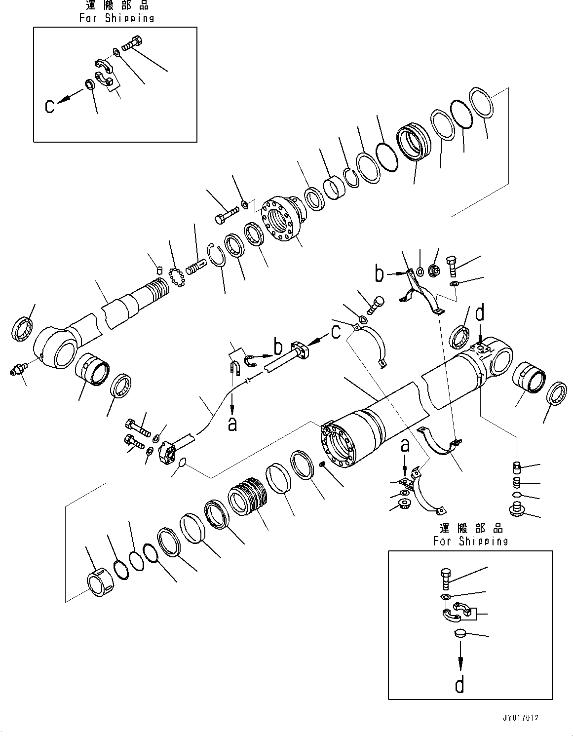 Схема запчастей Komatsu PC240LC-10 - ЦИЛИНДР РУКОЯТИ ЦИЛИНДР РУКОЯТИ