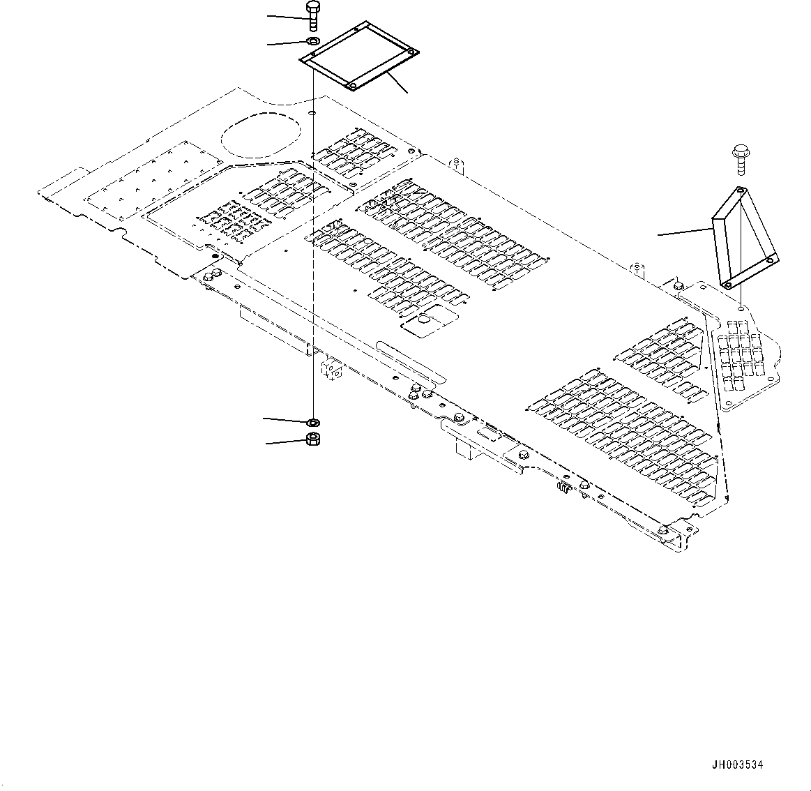 Схема запчастей Komatsu PC308USLC-3E0 - ВЕРХН. ЧАСТЬ, NET (№-) ВЕРХН. ЧАСТЬ, С DUSTЗАЩИТА NET