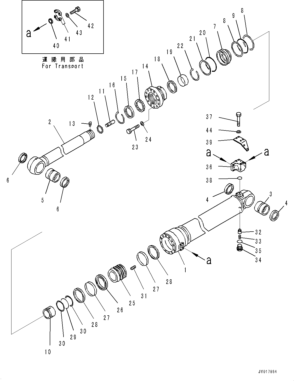 Схема запчастей Komatsu PC490-10 - ЦИЛИНДР РУКОЯТИ, С ANTI-DROP КЛАПАН, СТРЕЛА И РУКОЯТЬ MM, ВНУТР. ЧАСТИ ЦИЛИНДР РУКОЯТИ, С ANTI-DROP КЛАПАН, СТРЕЛА И РУКОЯТЬ MM