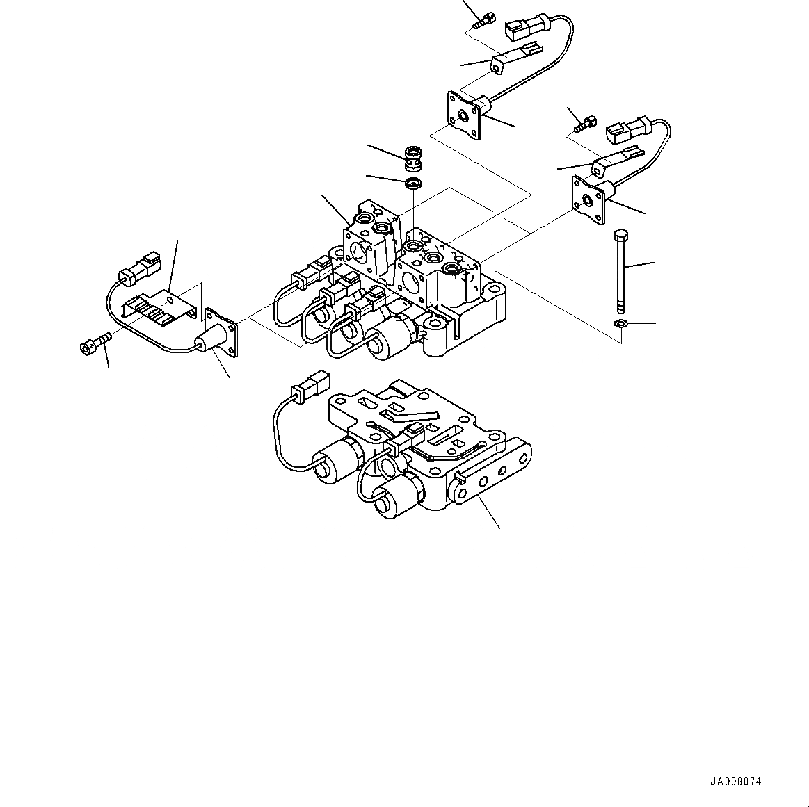 Схема запчастей Komatsu D155AX-7 - СИЛОВАЯ ПЕРЕДАЧА, КЛАПАН УПРАВЛЕНИЯ ТРАНСМИССИЕЙ (№9-) СИЛОВАЯ ПЕРЕДАЧА