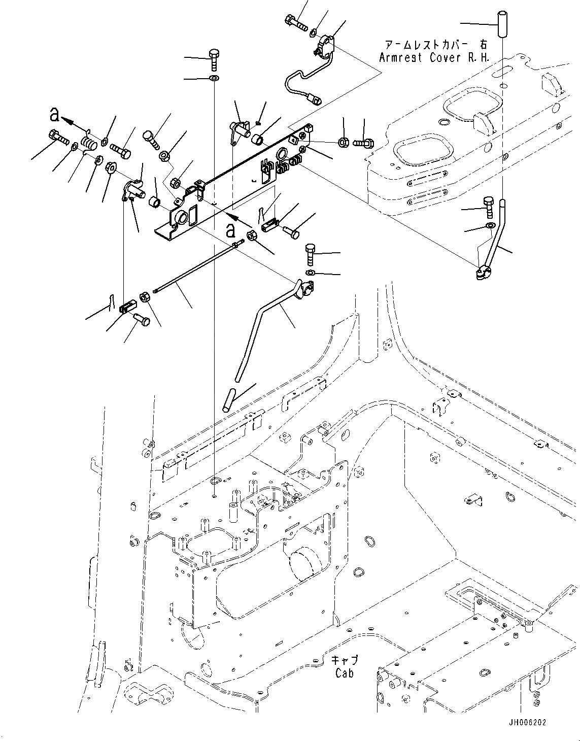 Схема запчастей Komatsu D155AX-7 - УПРАВЛ-Е БЛОК, РЫЧАГ БЛОКИРОВКИ (№9-) УПРАВЛ-Е БЛОК, ОТВАЛ С ДВОЙН. ПЕРЕКОСОМ, БЕЗ ЗАДН. ОБОРУД-Е, ДЛЯ IB СПЕЦ-ЯIFICATION, MSHA DUST REGULATION ARRANGEMENT