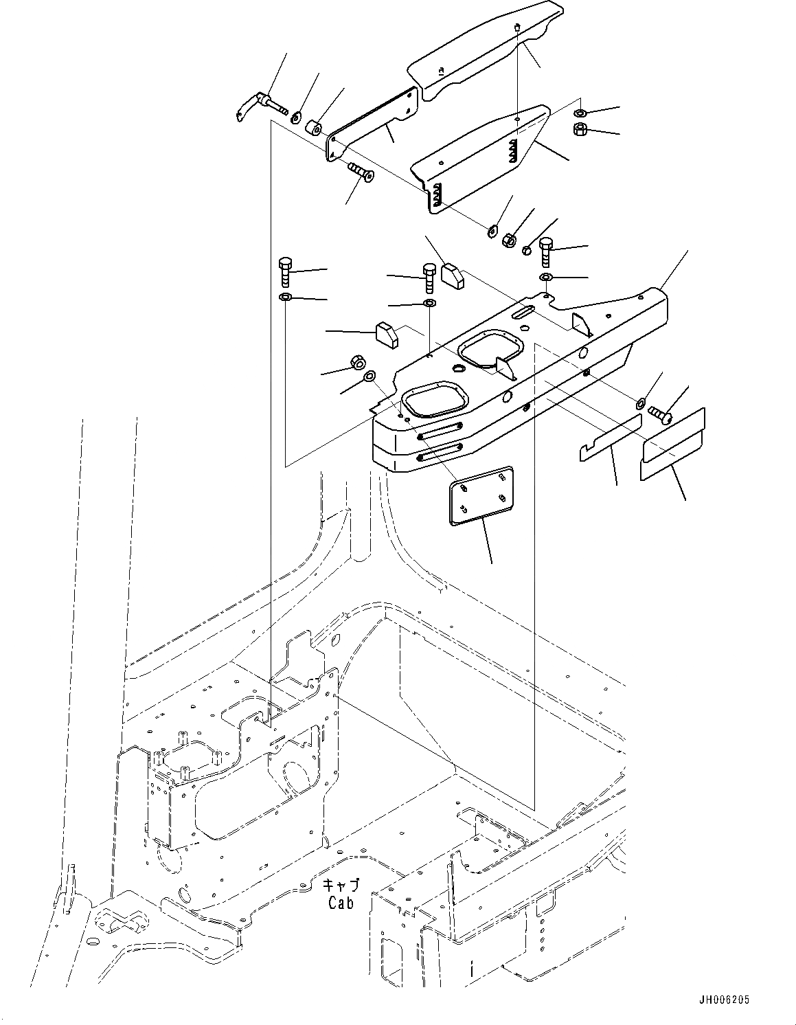 Схема запчастей Komatsu D155AX-7 - УПРАВЛ-Е БЛОК, ПОДЛОКОТНИК (№9-) УПРАВЛ-Е БЛОК, РЕГУЛИР. ГИГАНТСК. РЫХЛИТ, ОТВАЛ С ДВОЙН. ПЕРЕКОСОМ, ДЛЯ IB СПЕЦ-ЯIFICATION