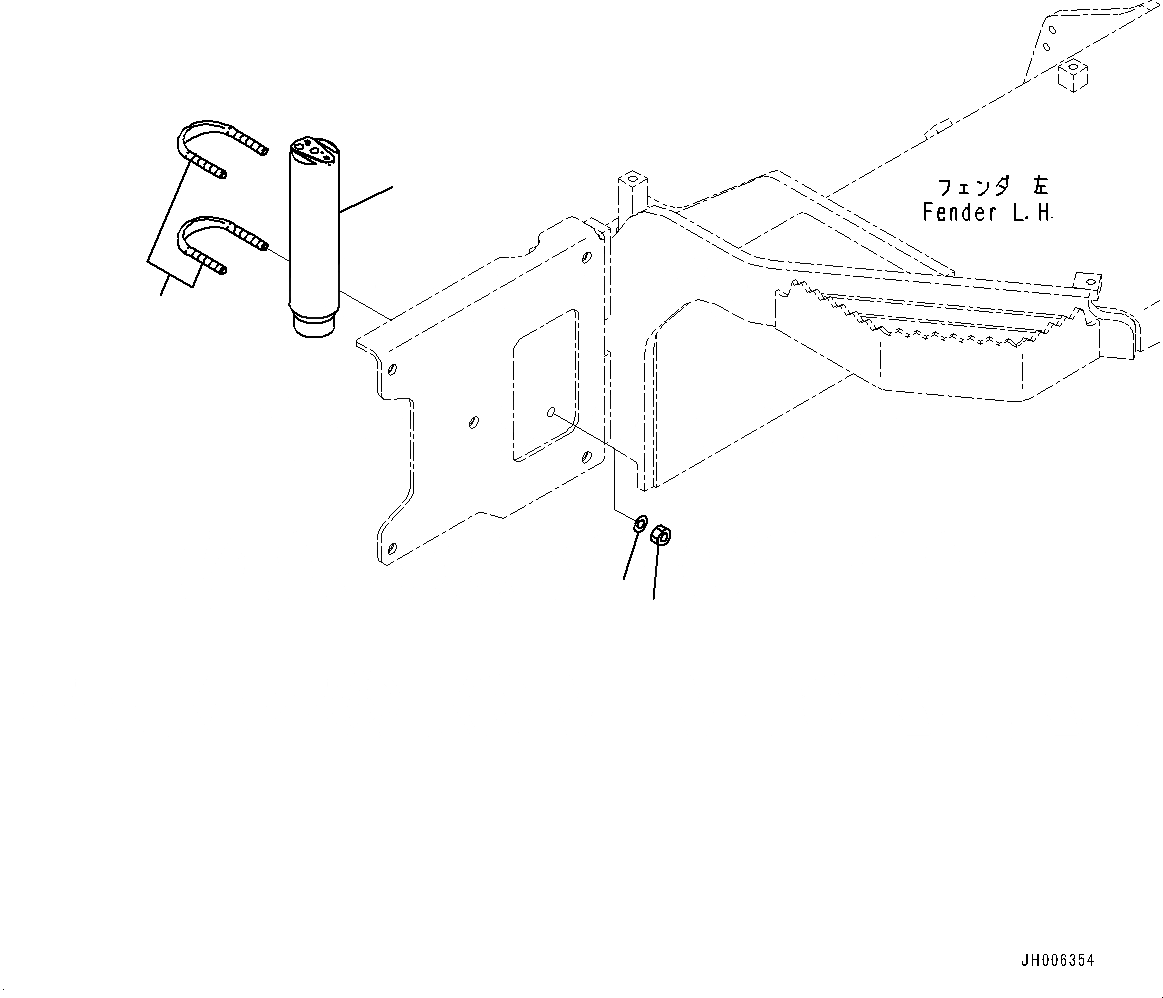 Схема запчастей Komatsu D155AX-7 - КРЫЛО, ПРИЕМНЫЙ БАК (№9-) КРЫЛО, ДЛЯ IB СПЕЦ-ЯIFICATION, ОТВАЛ С ДВОЙН. ПЕРЕКОСОМ