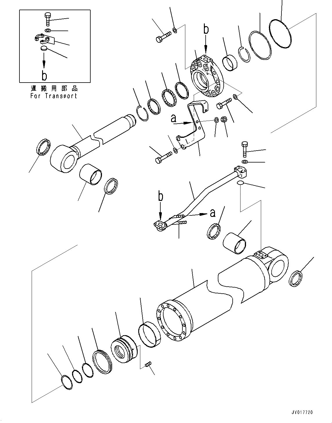 Схема запчастей Komatsu D155AX-7 - РЫХЛИТЕЛЬ, ЦИЛИНДР ПЕРЕКОСА (№9-) РЫХЛИТЕЛЬ, РЕГУЛИР. DIGGING ANGLE GIANT ТИП, ДЛЯ СТРАН ЕС НОВ. NOISE ARRANGEMENT 