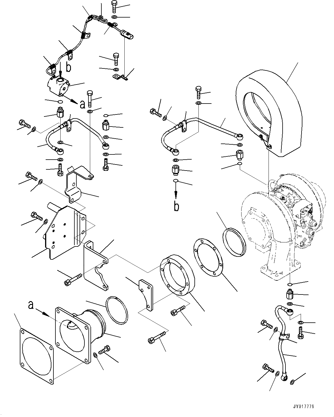 Схема запчастей Komatsu SAA6D140E-6B - KOMATSU РЕГУЛИР. GEOMETRY ТУРБОНАГНЕТАТЕЛЬ (KVGT), ВОДН. ГИДРОЛИНИЯ (№7-) KOMATSU РЕГУЛИР. GEOMETRY ТУРБОНАГНЕТАТЕЛЬ (KVGT)