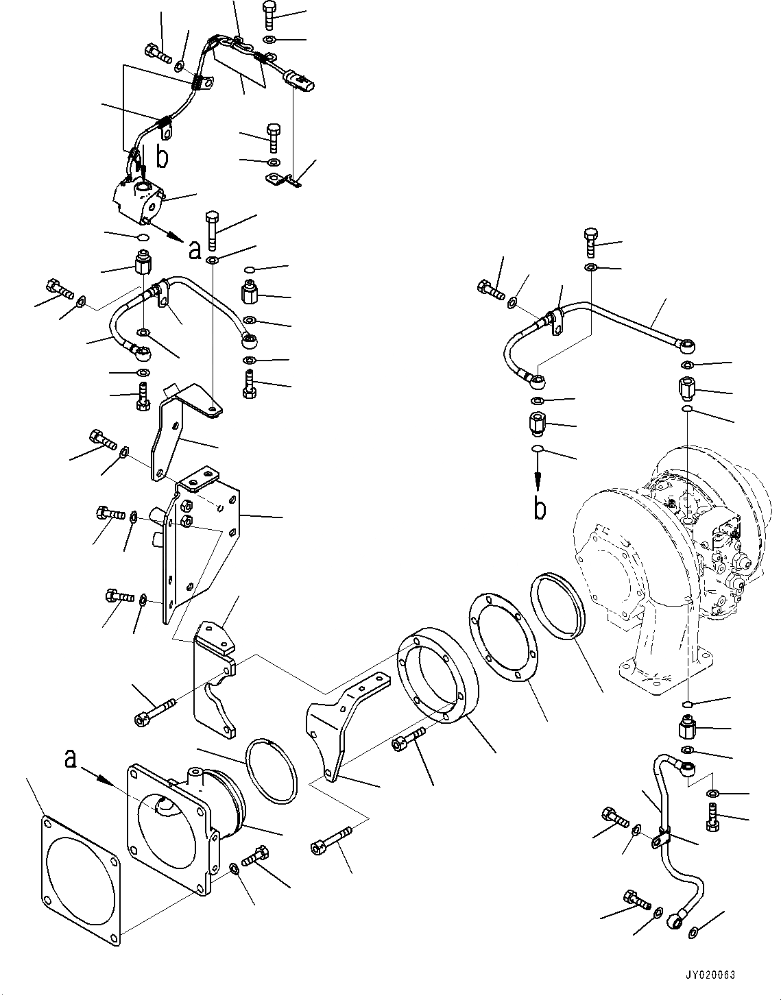 Схема запчастей Komatsu SAA6D140E-6B - KOMATSU РЕГУЛИР. GEOMETRY ТУРБОНАГНЕТАТЕЛЬ (KVGT), ВОДН. ГИДРОЛИНИЯ (№7777-) KOMATSU РЕГУЛИР. GEOMETRY ТУРБОНАГНЕТАТЕЛЬ (KVGT), ДЛЯ LANDFILL СПЕЦ-ЯIFICATION