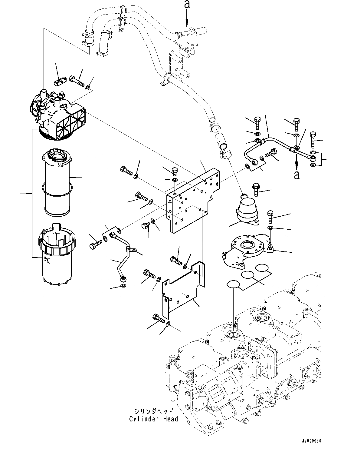 Схема запчастей Komatsu SAA6D140E-6B - KOMATSU ЗАКРЫТ.D CRANKКОРПУС ВЕНТИЛЯТОРILATION (KCCV), ВЕНТИЛЯТОР (№7777-) KOMATSU ЗАКРЫТ.D CRANKКОРПУС ВЕНТИЛЯТОРILATION (KCCV), ДЛЯ LANDFILL СПЕЦ-ЯIFICATION