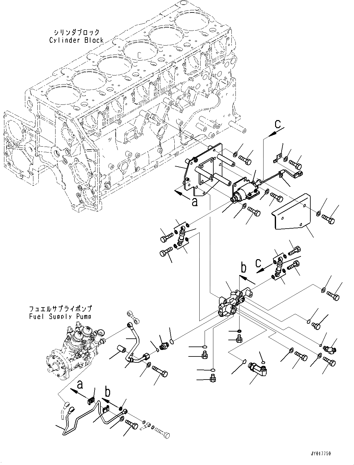 Схема запчастей Komatsu SAA6D140E-6B - ТОПЛИВН. ФИЛЬТР., PОБОД КОЛЕСАING НАСОС (№7-) ТОПЛИВН. ФИЛЬТР.