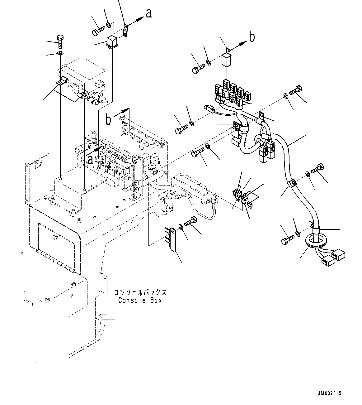 Схема запчастей Komatsu WA1200-6 - ПОЛ, ПРОВОДКА (/) (№-) ПОЛ
