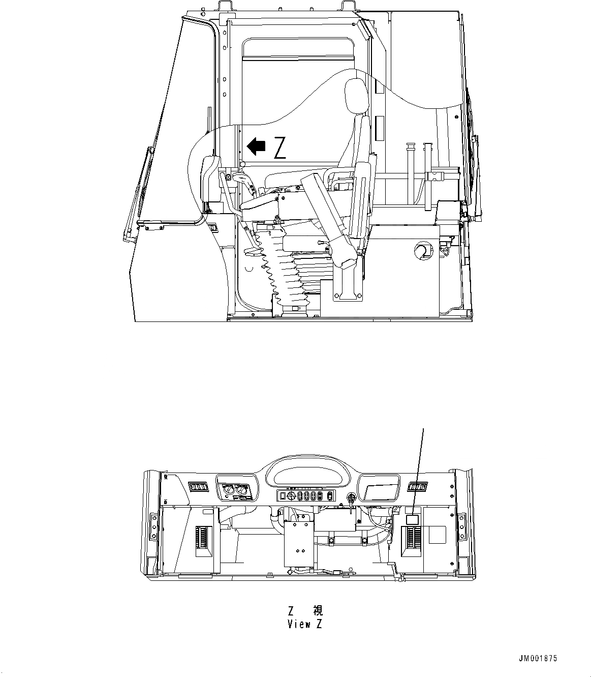 Схема запчастей Komatsu WA1200-6 - ПРЕДУПРЕЖДАЮЩ. МАРКИРОВКАS (№-) ПРЕДУПРЕЖДАЮЩ. МАРКИРОВКАS