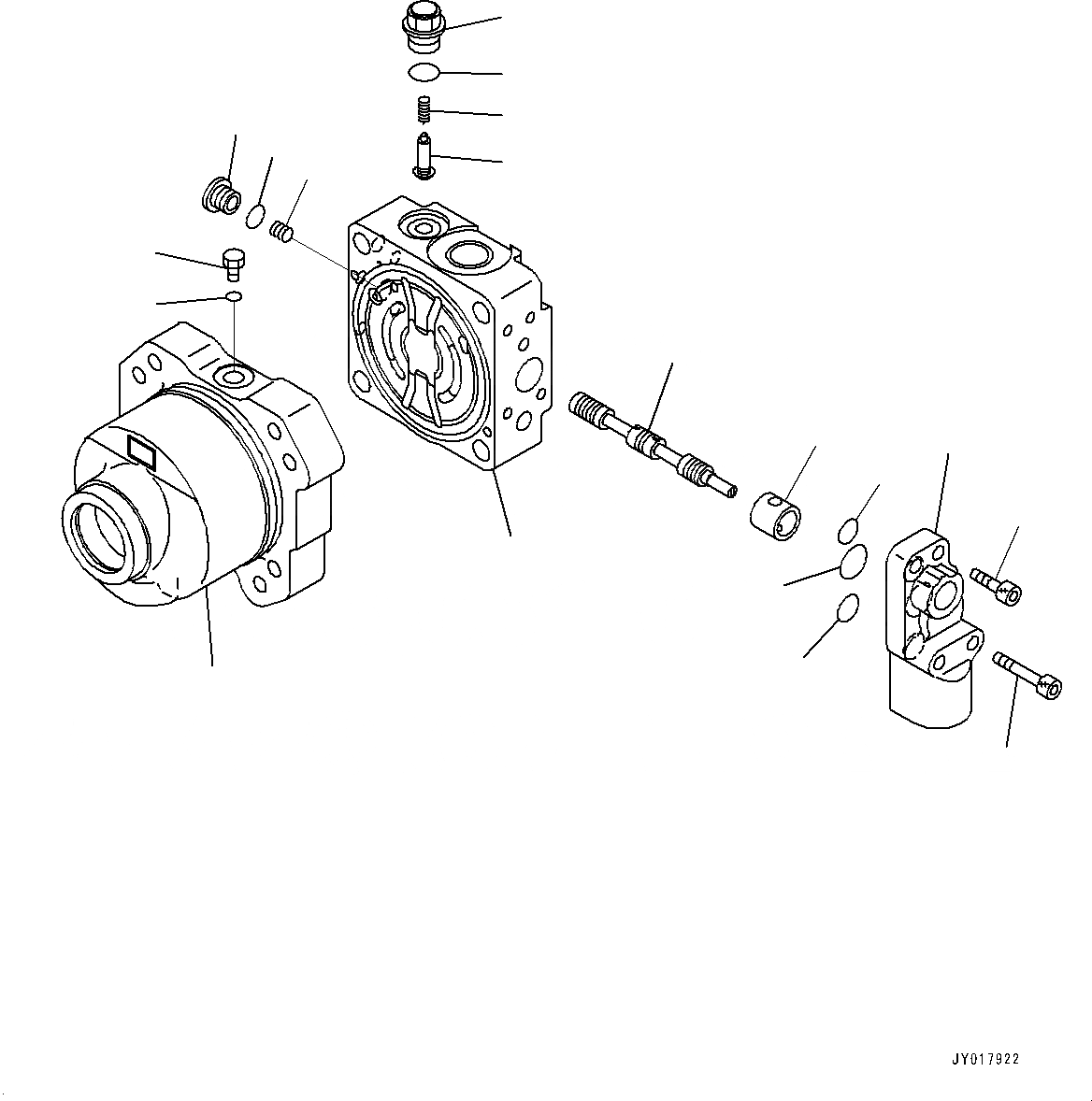 Схема запчастей Komatsu GD755-5R - РАДИАТОР, МОТОР ВЕНТИЛЯТОРА (/) (№-) РАДИАТОР
