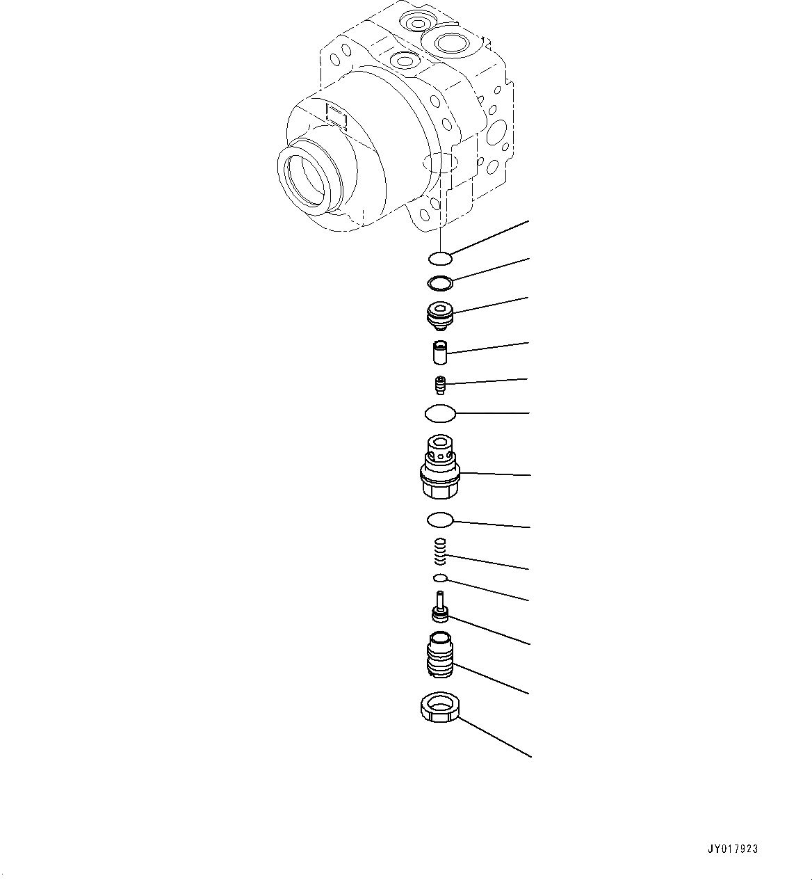 Схема запчастей Komatsu GD755-5R - РАДИАТОР, МОТОР ВЕНТИЛЯТОРА (/) (№-) РАДИАТОР