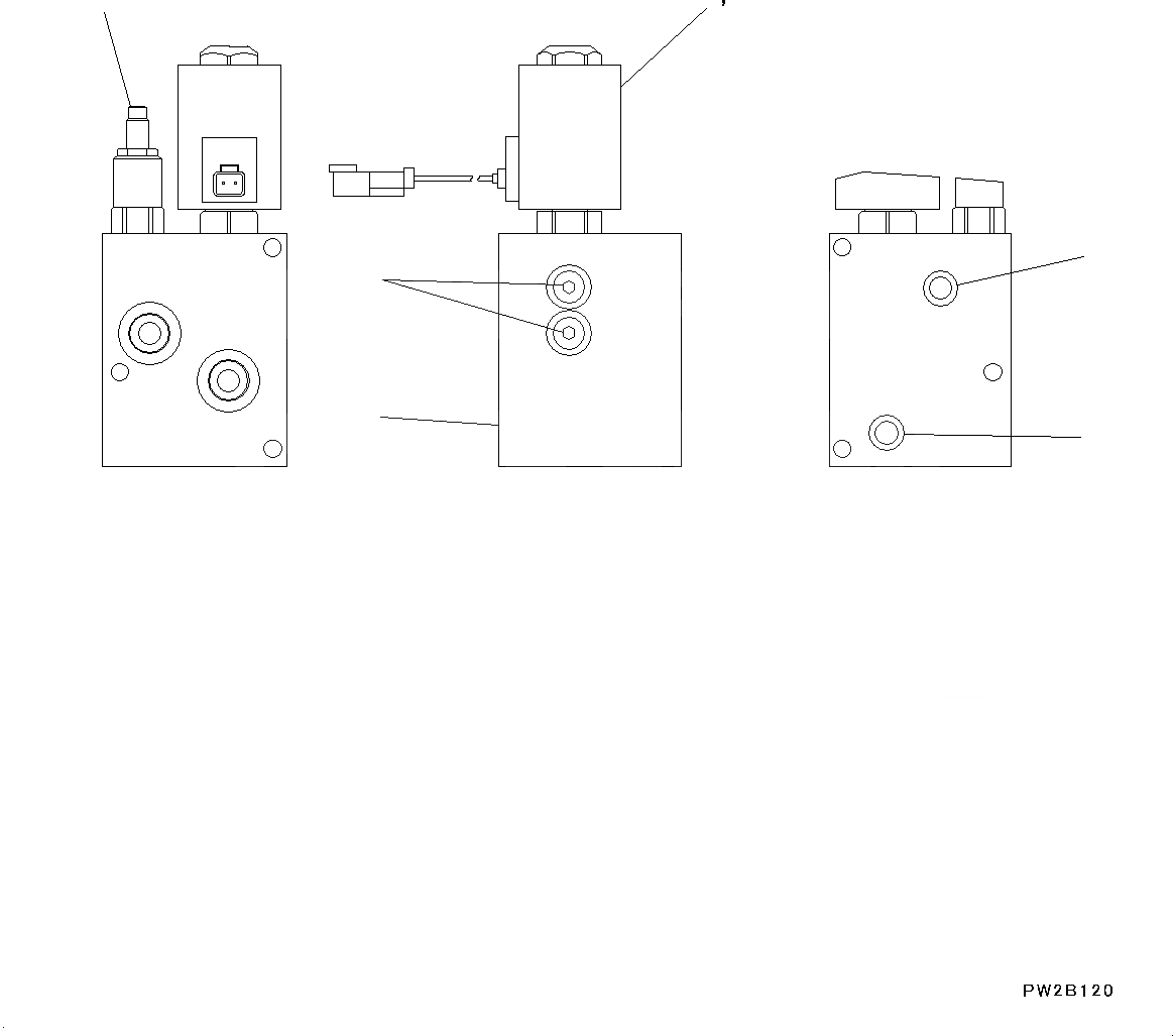 Схема запчастей Komatsu GD755-5R - ЗАДН. МОСТ, КОНЕЧНАЯ ПЕРЕДАЧА, СОЛЕНОИДНЫЙ КЛАПАН И ТРУБЫ (/) (№-) ЗАДН. МОСТ