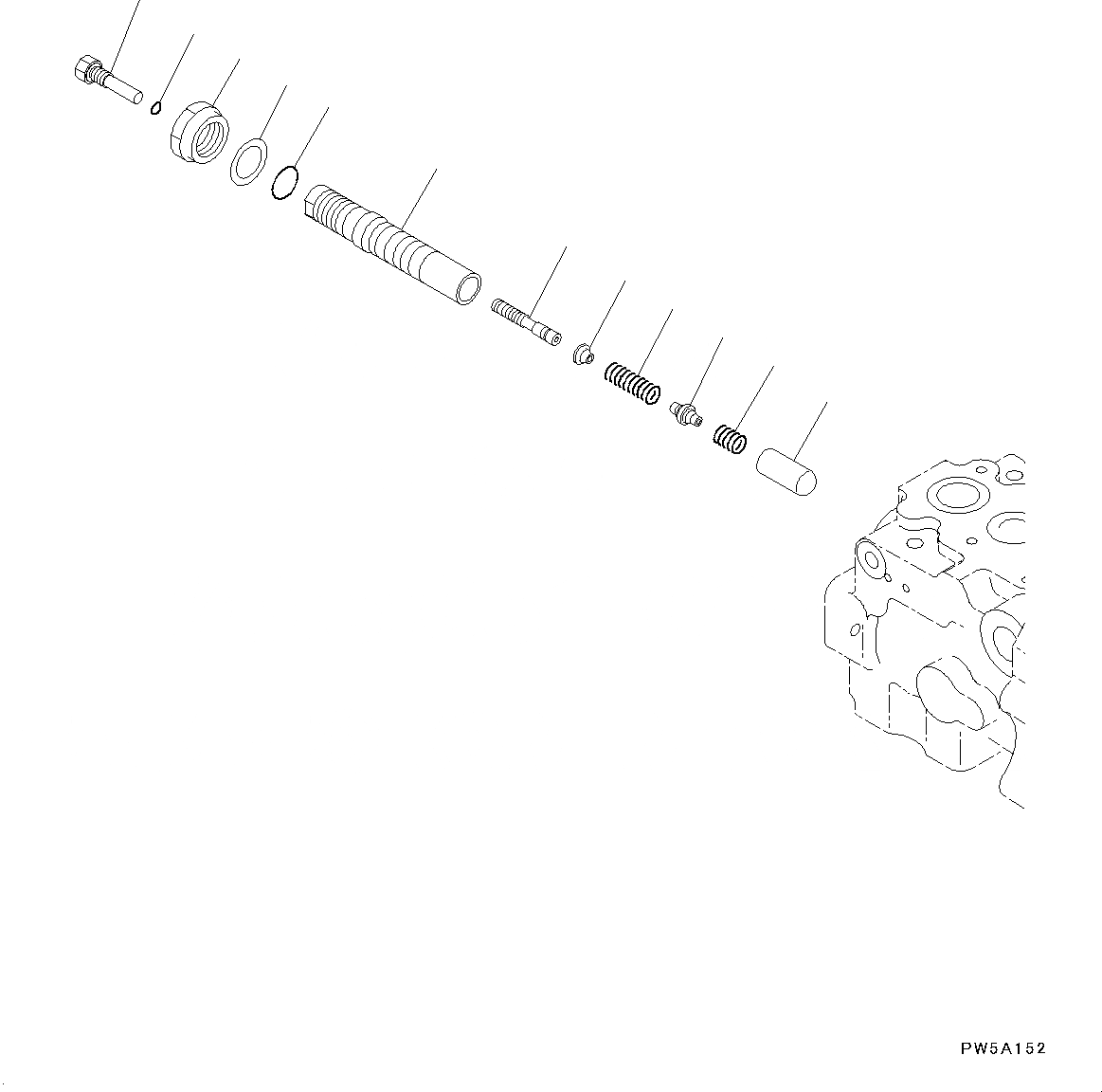 Схема запчастей Komatsu GD755-5R - ГИДРАВЛ МАСЛ. НАСОС, ОСНОВН. НАСОС (/) (№-) ГИДРАВЛ МАСЛ. НАСОС