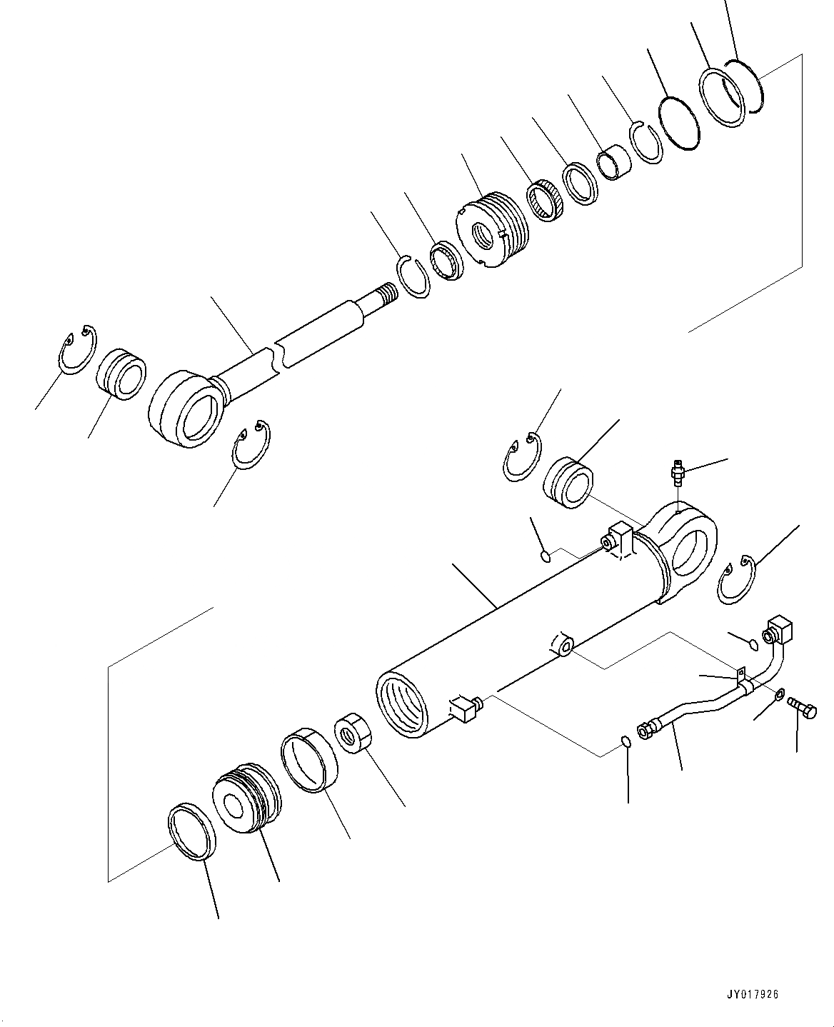 Схема запчастей Komatsu GD755-5R - СЦЕПНОЕ УСТРОЙСТВО И CIRCLE, ОТВАЛ TIP ЦИЛИНДР (№-) СЦЕПНОЕ УСТРОЙСТВО И CIRCLE