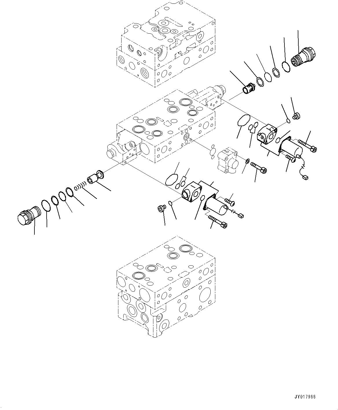 Схема запчастей Komatsu WA500-7 - УПРАВЛЯЮЩ. КЛАПАН, -КЛАПАН (8/) (№-) УПРАВЛЯЮЩ. КЛАПАН, С ECSS