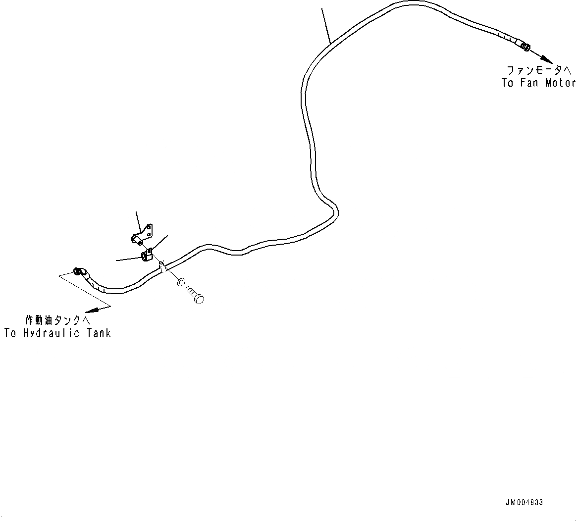 Схема запчастей Komatsu WA500-7 - ГИДРОЛИНИЯ, КРЕПЛЕНИЕ (№-) ГИДРОЛИНИЯ, С 3-Х СЕКЦ. КОНТР. КЛАПАНОМ, ECSS, ТОРМОЗ. МАСЛ. СИСТЕМА ОХЛАЖДЕНИЯ