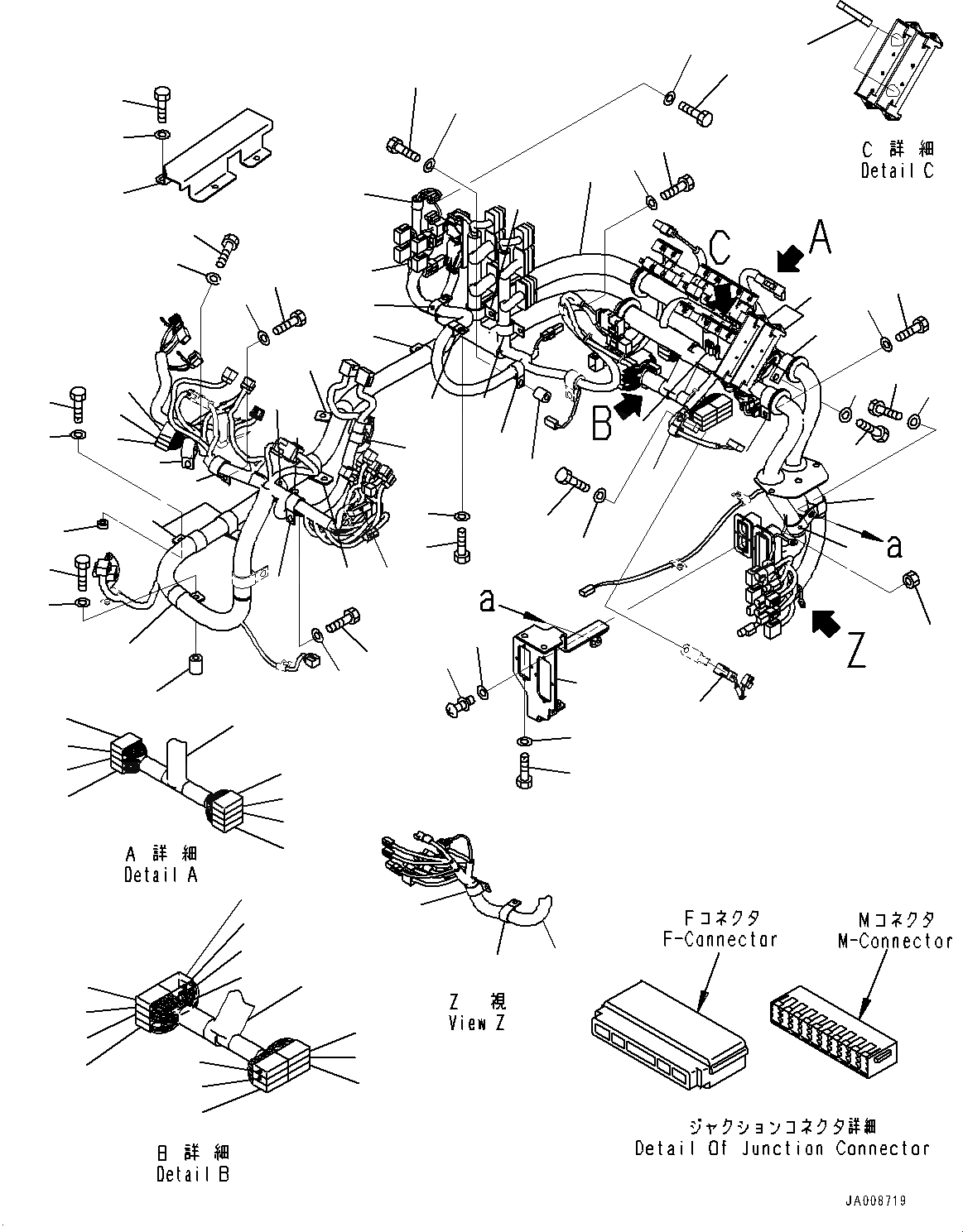 Схема запчастей Komatsu WA500-7 - КАБИНА ROPS И ОСНОВН. КОНСТРУКЦИЯ ГРУППА, ПОЛ, ПРОВОДКА (/) (№-) КАБИНА ROPS И ОСНОВН. КОНСТРУКЦИЯ ГРУППА, С ДЖОЙСТИК СИСТЕМАУПРАВЛЕНИЯ ПОВОРОТОМ, SEPARATE ТИП КАБИНА ROPS, ЭКСТРЕНН. ESКРЫШКАE ПРАВ. ДВЕРЬ