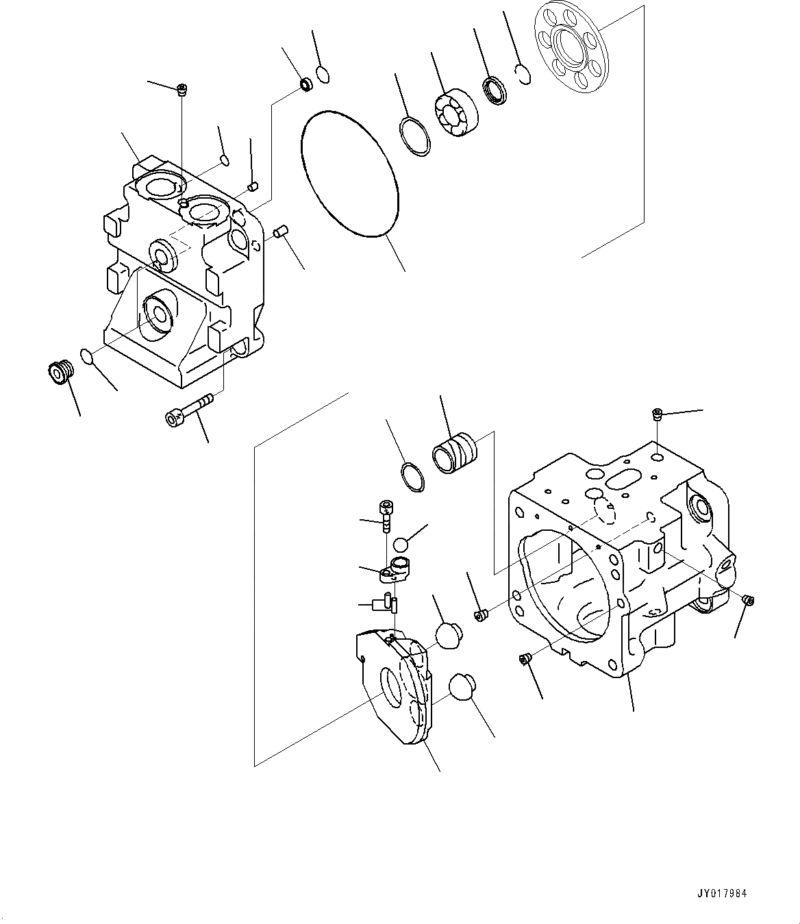 Схема запчастей Komatsu WA500-7 - ГИДРОЛИНИЯ, С 2-Х СЕКЦИОНН. УПРАВЛЯЮЩ. КЛАПАН, ECSS, ВОЗВРАТ. ТРУБЫ И КОНТРОЛЛЕР СУППОРТ ГИДРОЛИНИЯ, С 2-Х СЕКЦИОНН. УПРАВЛЯЮЩ. КЛАПАН, ECSS