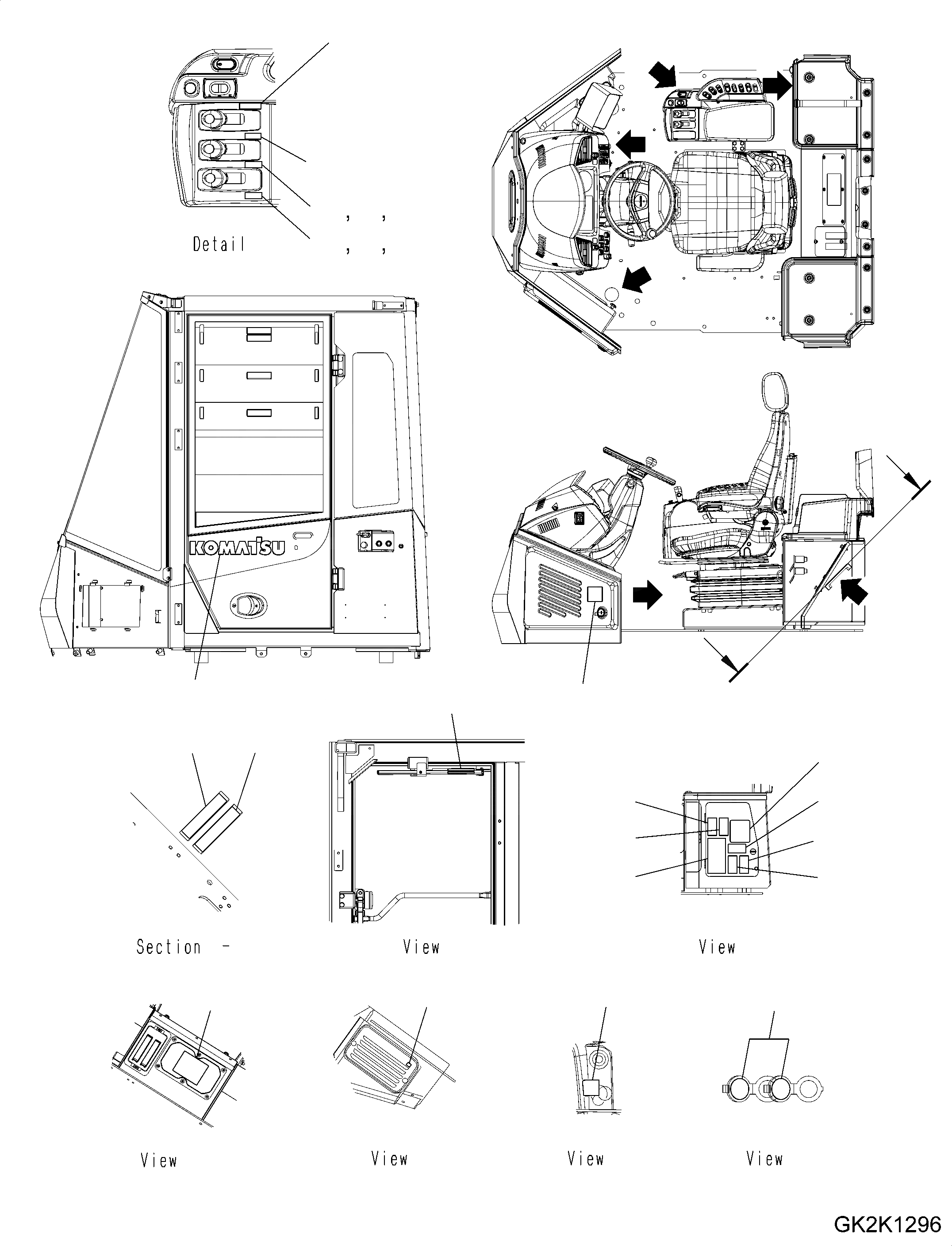 Схема запчастей Komatsu WA500-7 - ПОЛ ТАБЛИЧКИ, С -EPC РЫЧАГ УПРАВЛЕНИЕ ПОГРУЗКОЙ, ИНТЕРЬЕР ПОЛ ТАБЛИЧКИ, С -EPC РЫЧАГ УПРАВЛЕНИЕ ПОГРУЗКОЙ