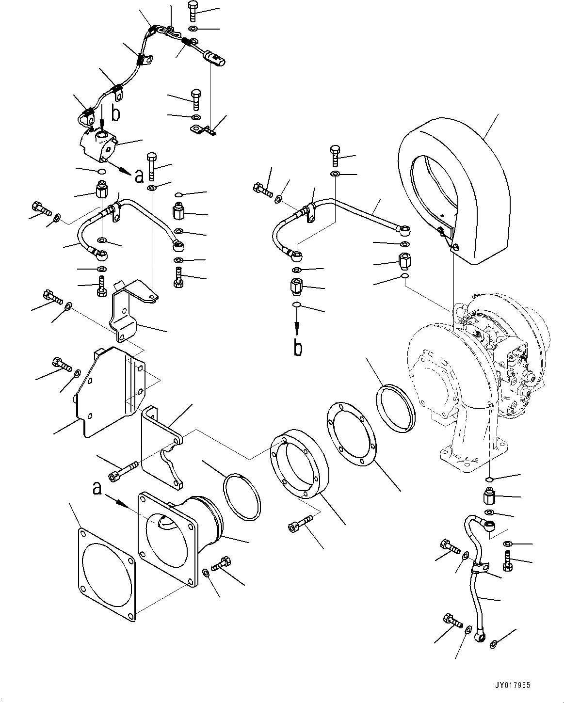 Схема запчастей Komatsu SAA6D140E-6C - KOMATSU РЕГУЛИР. GEOMETRY ТУРБОНАГНЕТАТЕЛЬ (KVGT), ВОДН. ГИДРОЛИНИЯ (№7-) KOMATSU РЕГУЛИР. GEOMETRY ТУРБОНАГНЕТАТЕЛЬ (KVGT)
