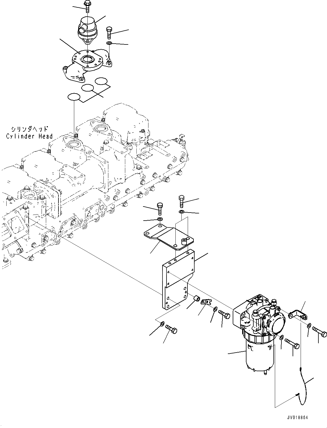 Схема запчастей Komatsu SAA6D140E-6C - KOMATSU ЗАКРЫТ.D CRANKКОРПУС ВЕНТИЛЯТОРILATION (KCCV), САПУН KOMATSU ЗАКРЫТ.D CRANKКОРПУС ВЕНТИЛЯТОРILATION (KCCV)