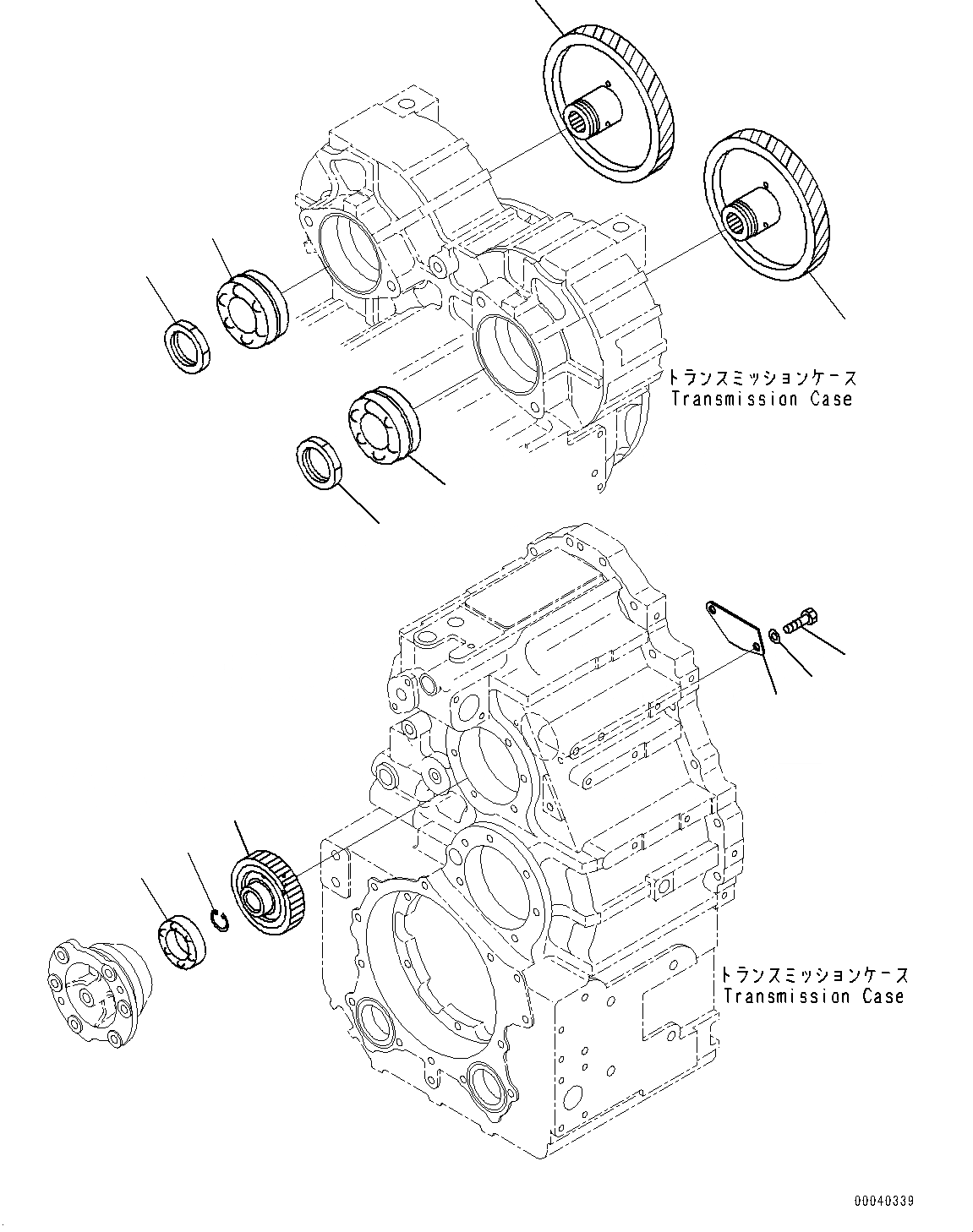 Схема запчастей Komatsu WA380Z-6 - ГИДРОТРАНСФОРМАТОР И ТРАНСМИССИЯ, PTO(МЕХ-М ОТБОРА МОЩНОСТИ) ПРИВОД (№87-) ГИДРОТРАНСФОРМАТОР И ТРАНСМИССИЯ, С ЭКСТРЕНН. УПРАВЛ., АВТОМАТИЧ. УПРАВЛ-Е ТИП