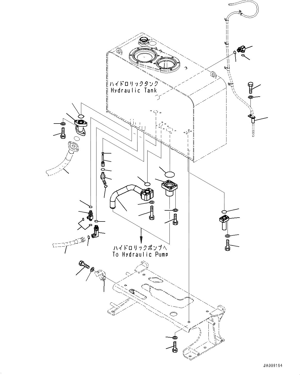 Схема запчастей Komatsu WA380Z-6 - ГИДР. БАК., ВСАСЫВ. ТРУБЫ (№87-) ГИДР. БАК., С ЭКСТРЕНН. УПРАВЛ., АВТОМАТИЧ. УПРАВЛ-Е ТИП