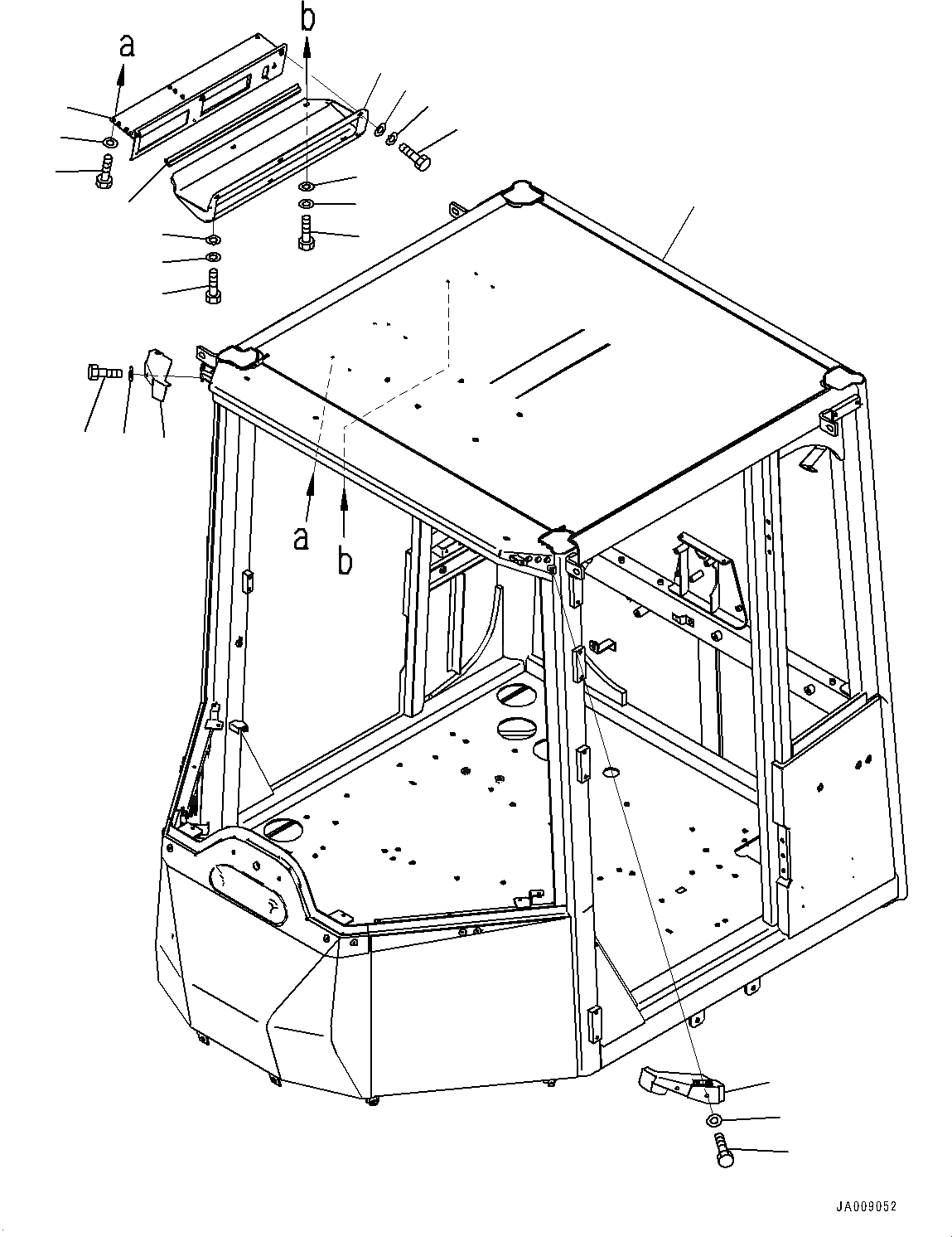Схема запчастей Komatsu WA380Z-6 - КАБИНА И ОСНОВН. КОНСТРУКЦИЯ ГРУППА, КУЗОВ (№87-9) КАБИНА И ОСНОВН. КОНСТРУКЦИЯ ГРУППА, MONOCOQUE ТИП, С КОНДИЦИОНЕРОМ, PROVISION ДЛЯ KOMTRAX КОНТРОЛЛЕР